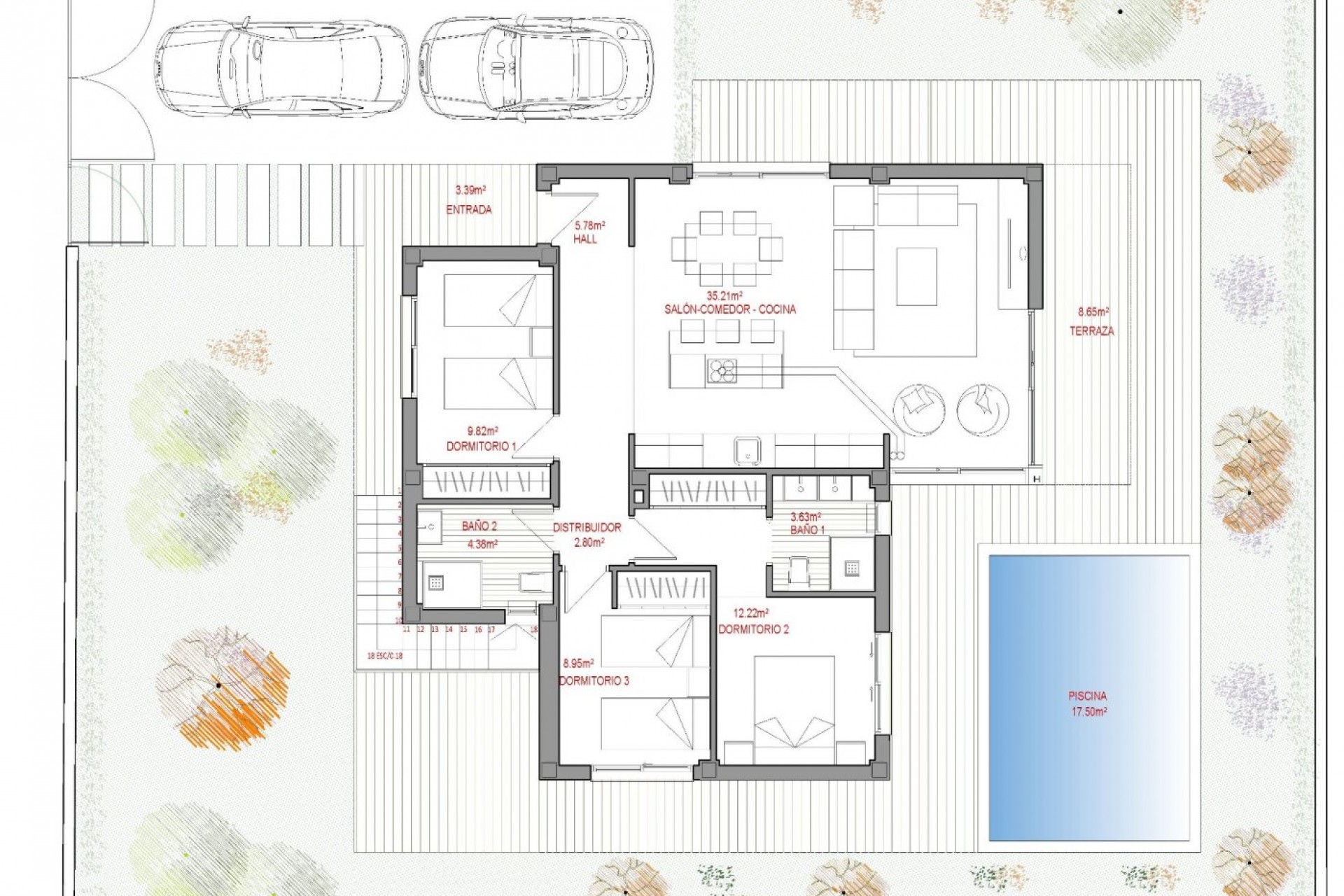 Nieuwbouw Woningen - Chalet -
Polop - Alberca