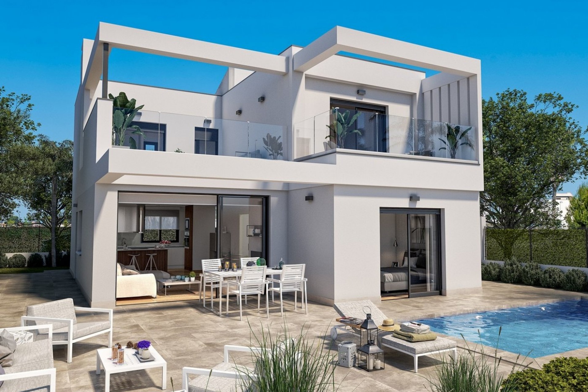 Nieuwbouw Woningen - Chalet -
San Javier - Roda Golf