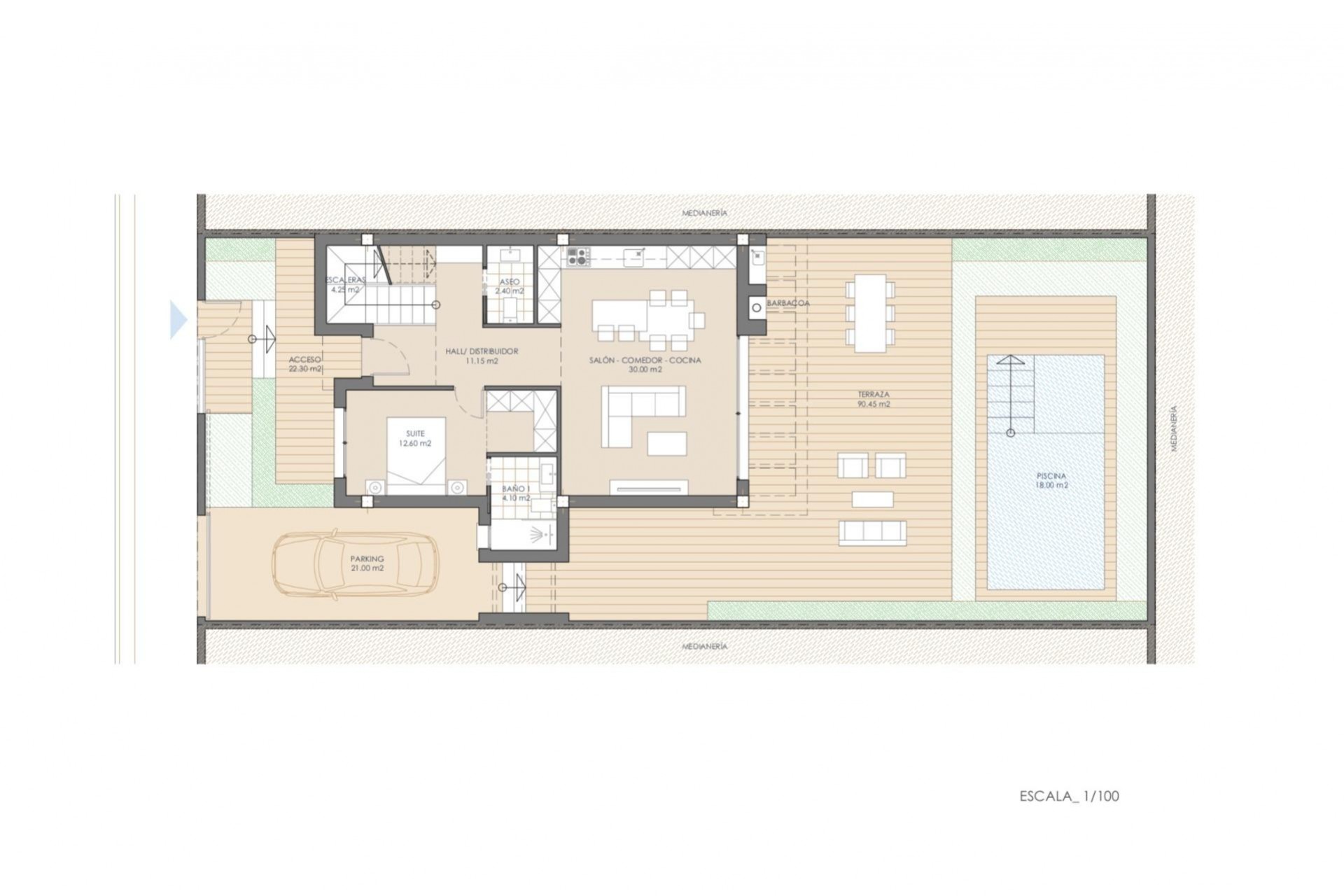 Nieuwbouw Woningen - Chalet -
San Juan de los Terreros - Las Mimosas