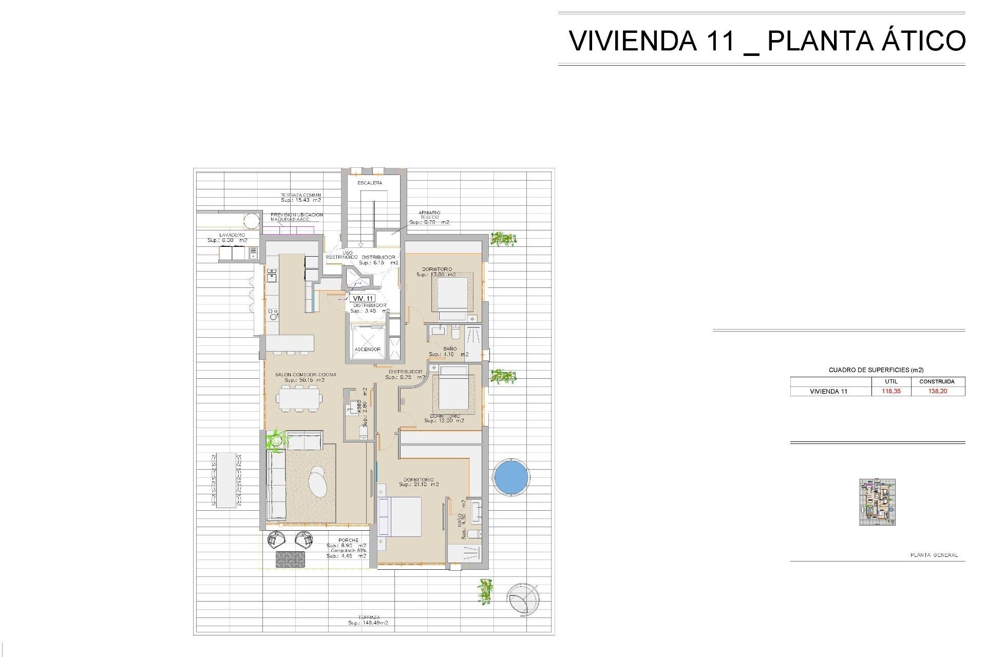 Nieuwbouw Woningen - Penthouse -
Aguilas - Puerto Deportivo Juan Montiel