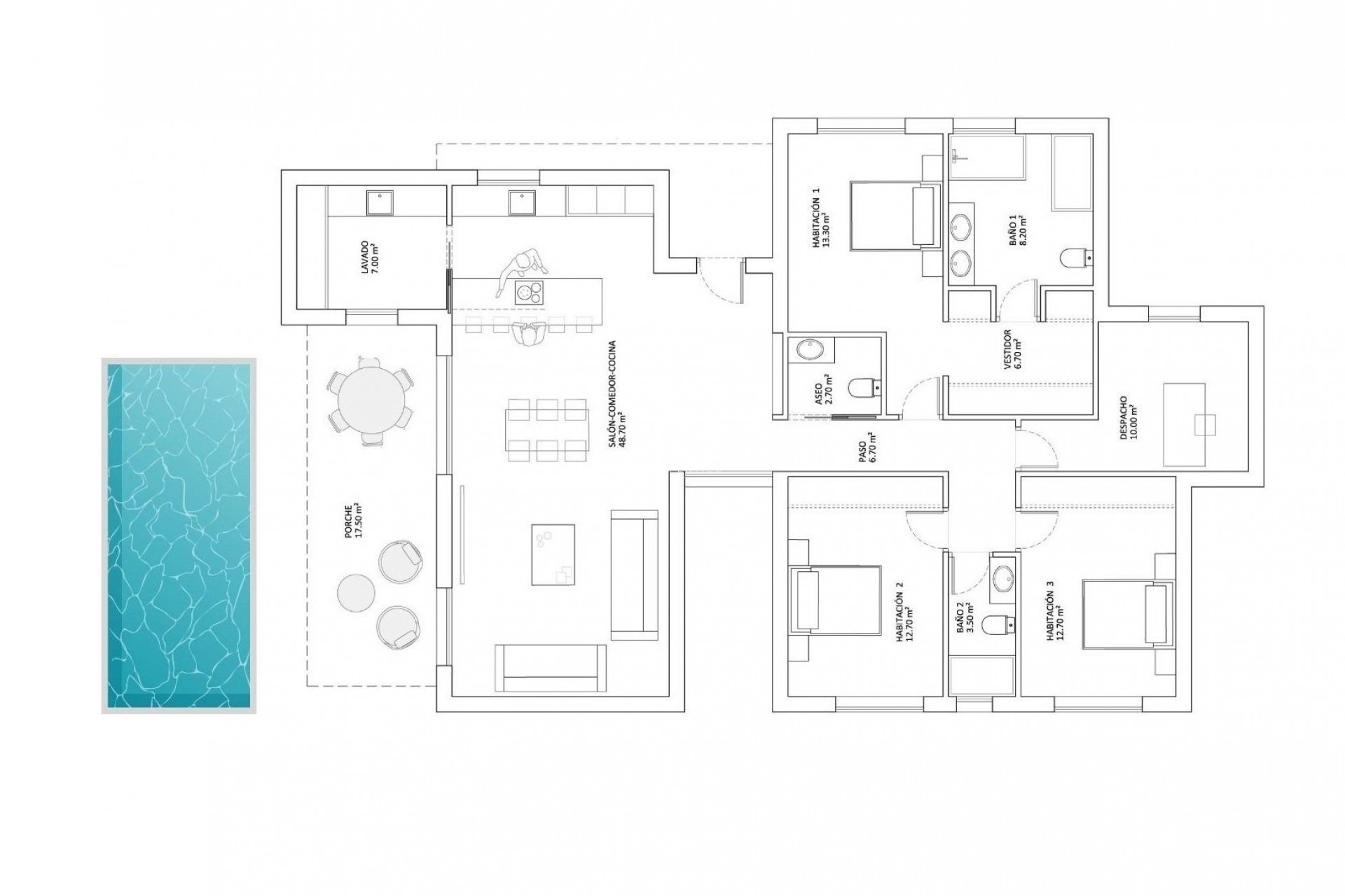 Nieuwbouw Woningen - Villa -
Monforte del Cid - La Capitana