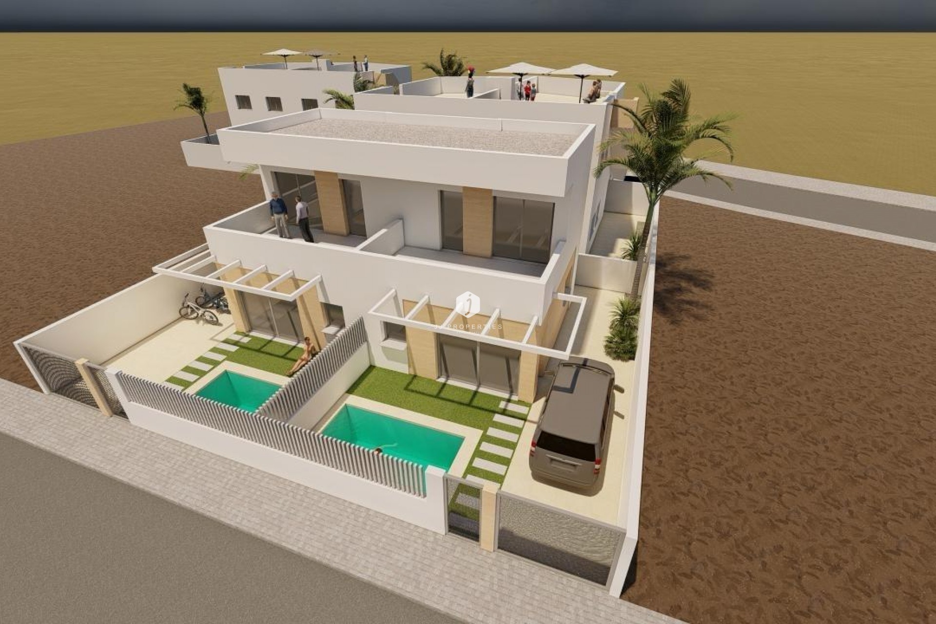 Nieuwbouw Woningen - Villa -
Puerto de Mazarron - Mar De Plata
