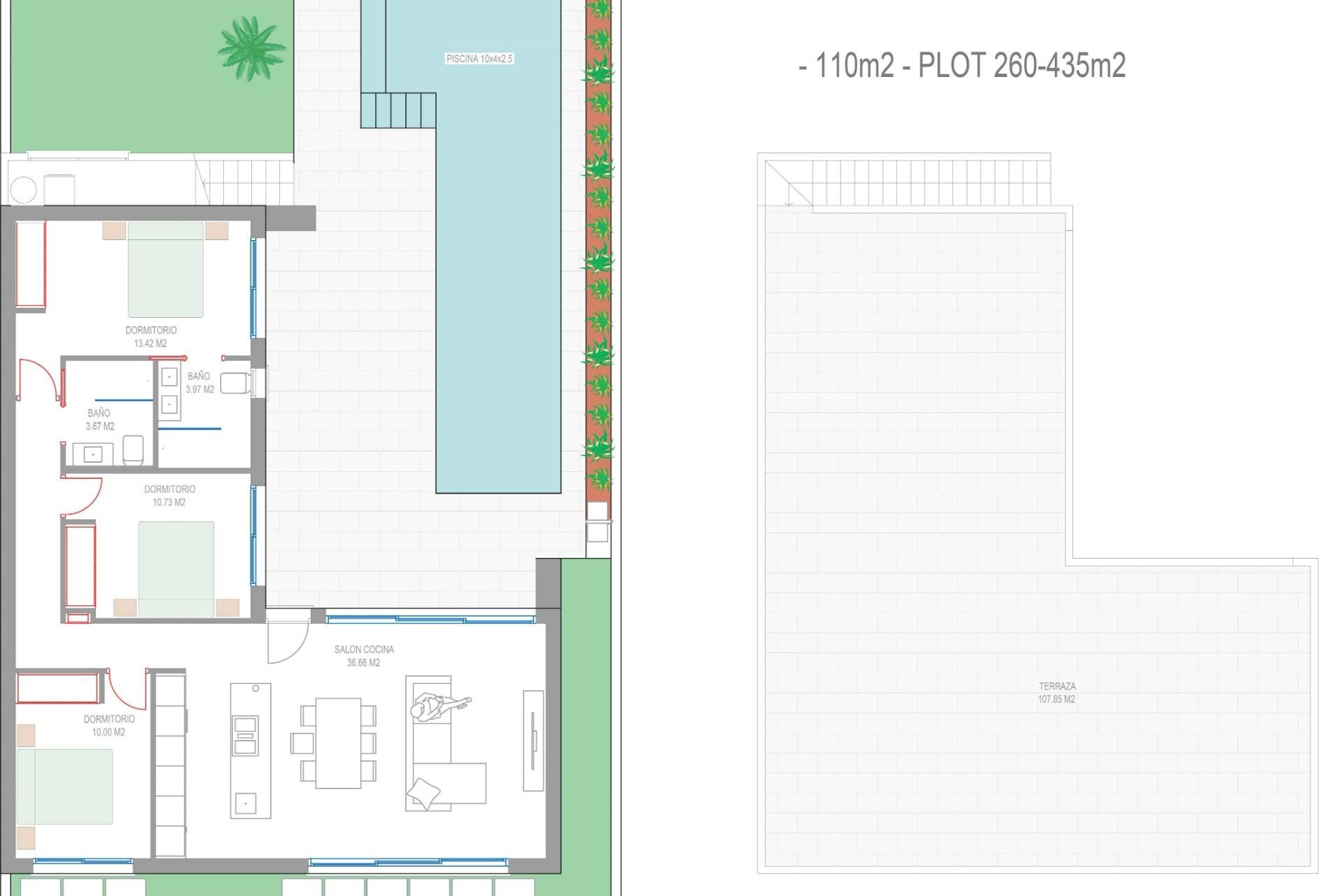 Nieuwbouw Woningen - Villa -
San Javier - Parque del doce