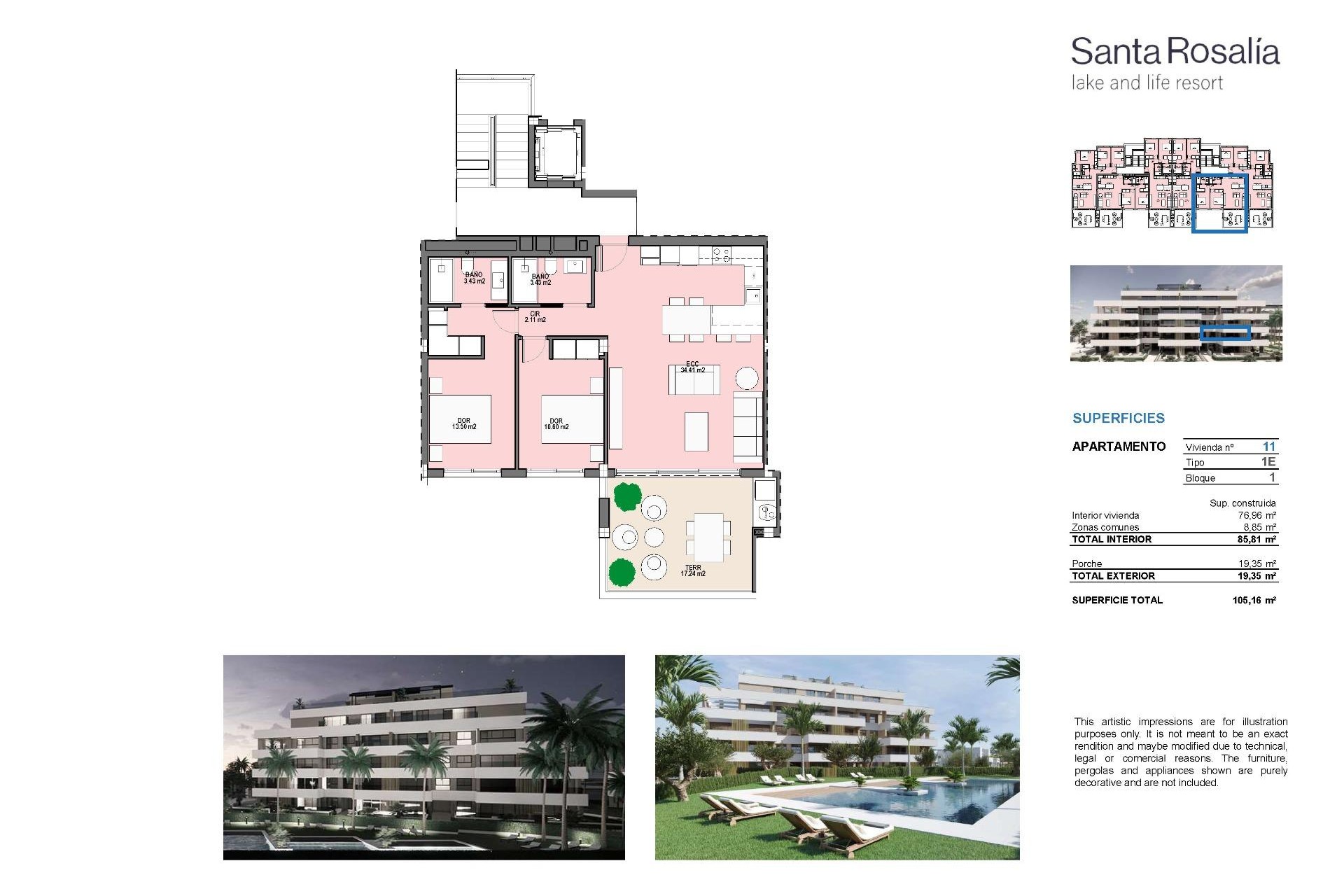 Nouvelle construction - Appartement -
Torre Pacheco - Santa Rosalia Lake And Life Resort