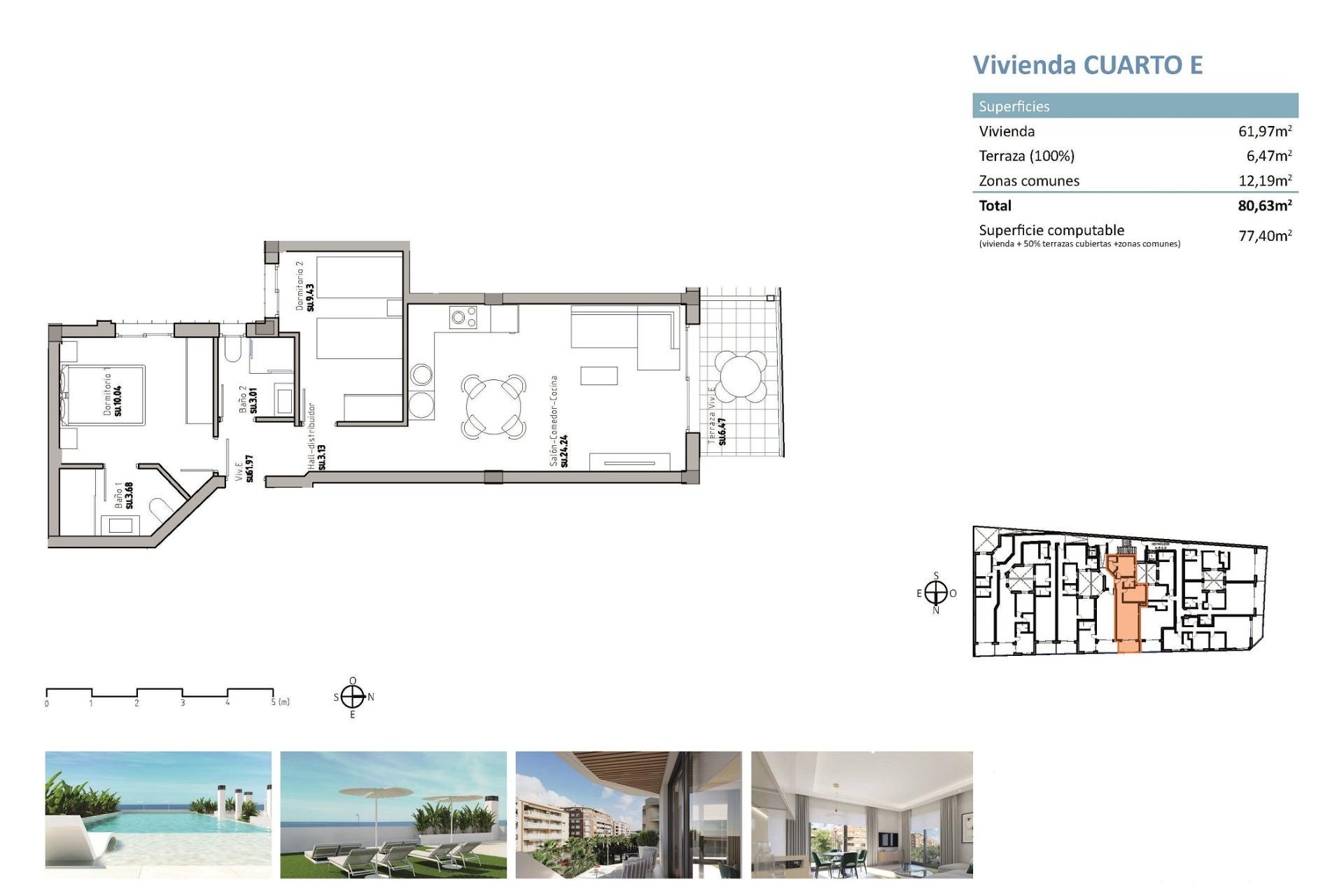 Nouvelle construction - Attique -
Guardamar del Segura - Pueblo