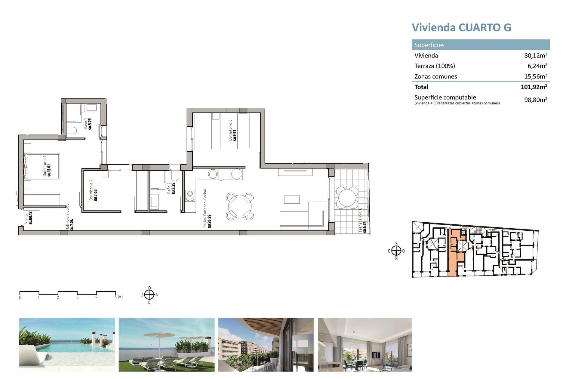 Nouvelle construction - Attique -
Guardamar del Segura - Pueblo