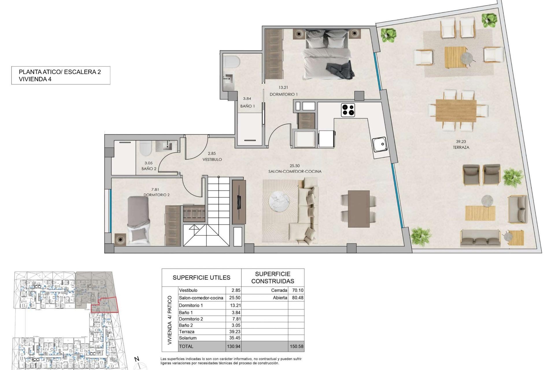 Nouvelle construction - Attique -
Santa Pola - Eroski