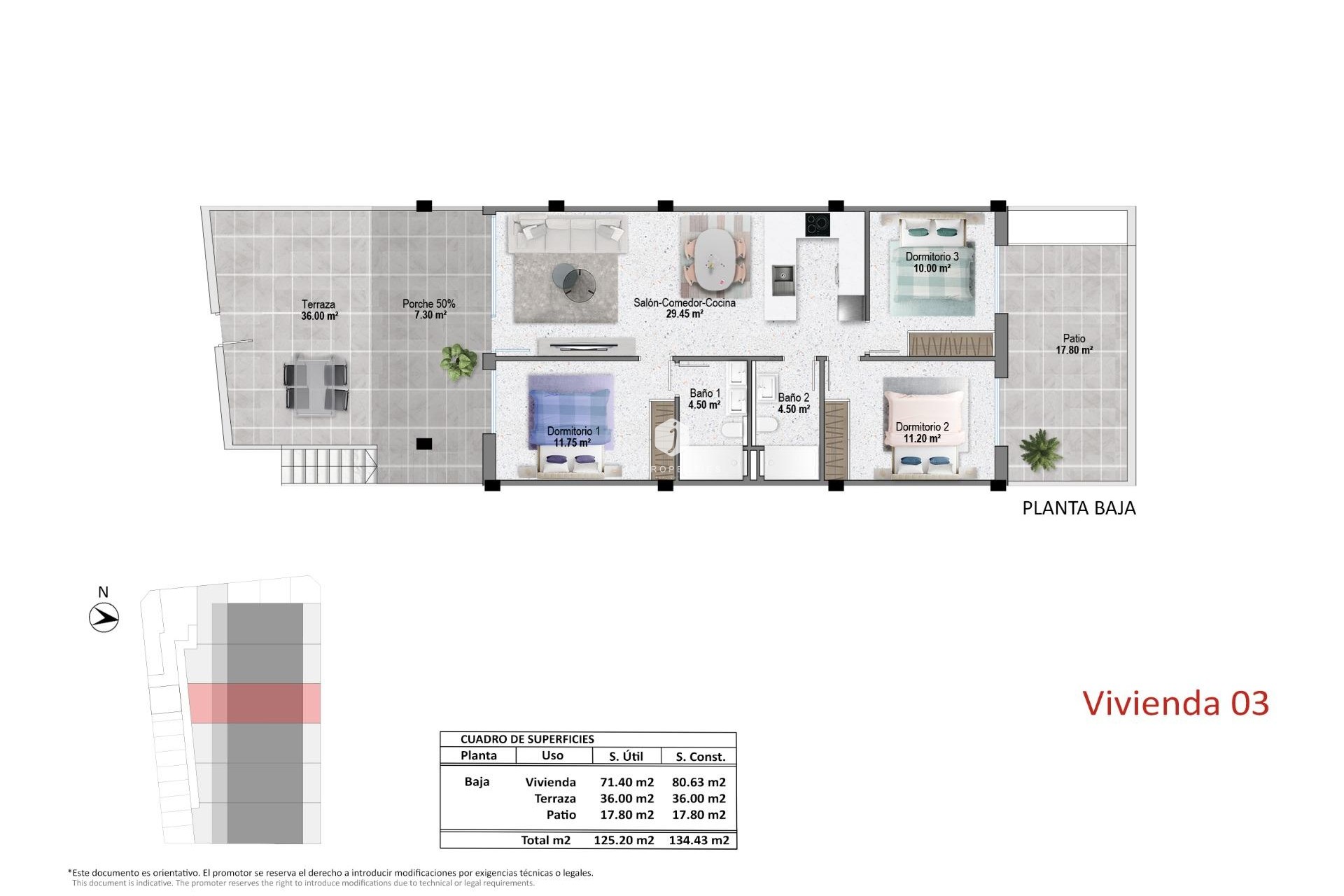 Nouvelle construction - Bungalow -
Pilar de la Horadada - pueblo