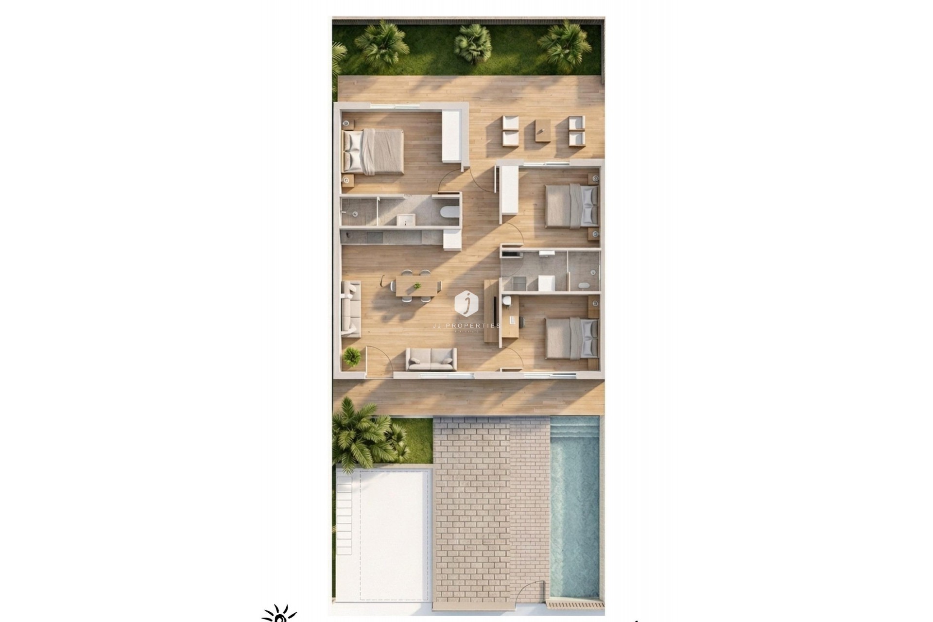 Nowy budynek - Bungalow -
Pilar de la Horadada - parques de Andromeda