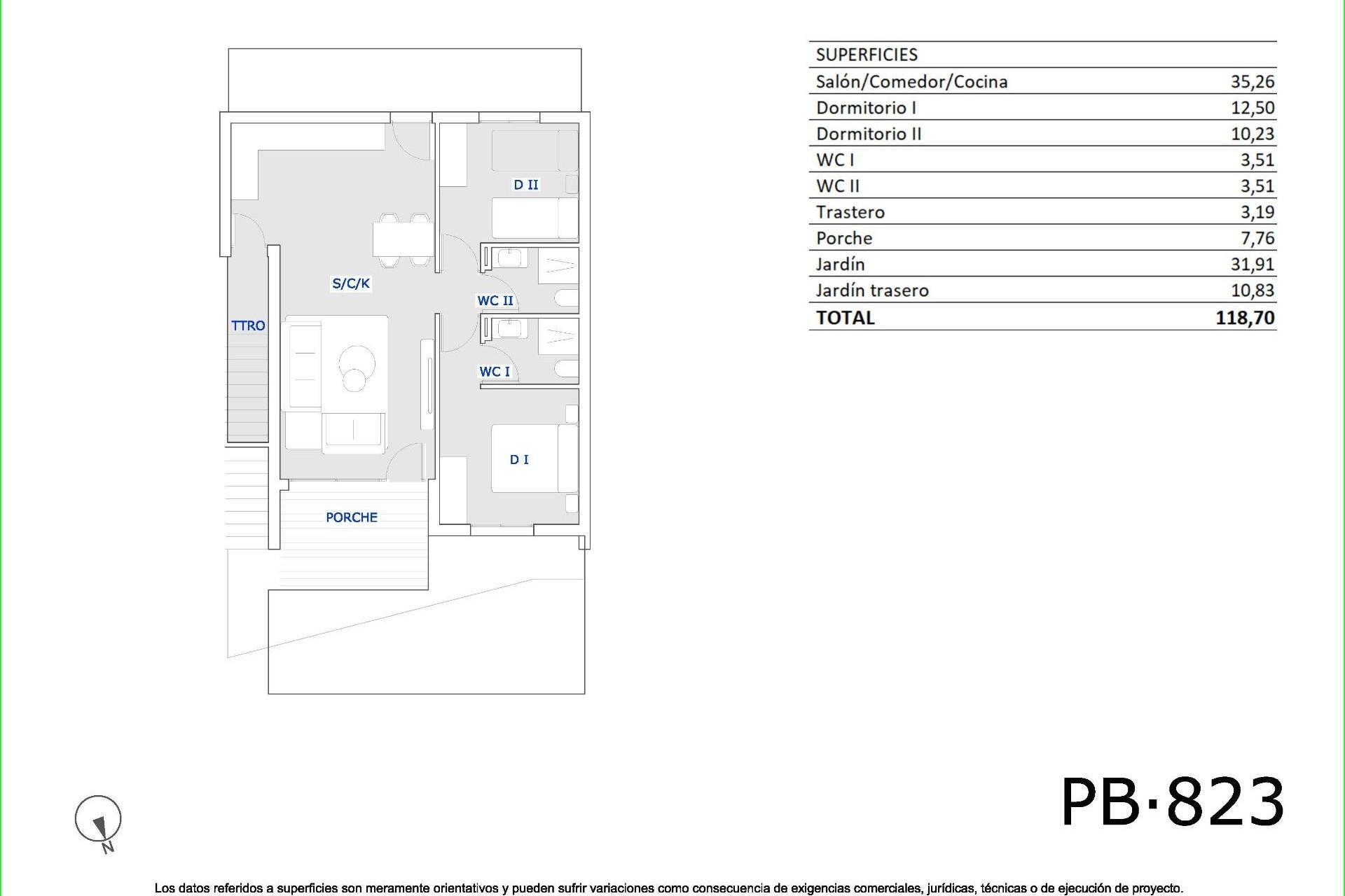 Nowy budynek - Bungalow -
San Miguel de Salinas - Pueblo