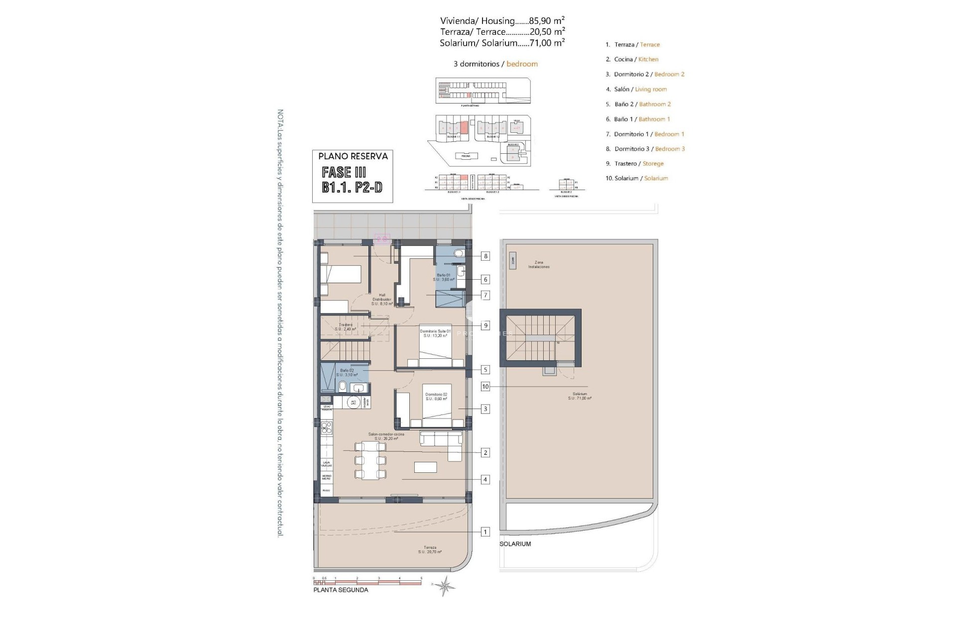 Nowy budynek - Daszek -
Los Alcazares - La Serena Golf
