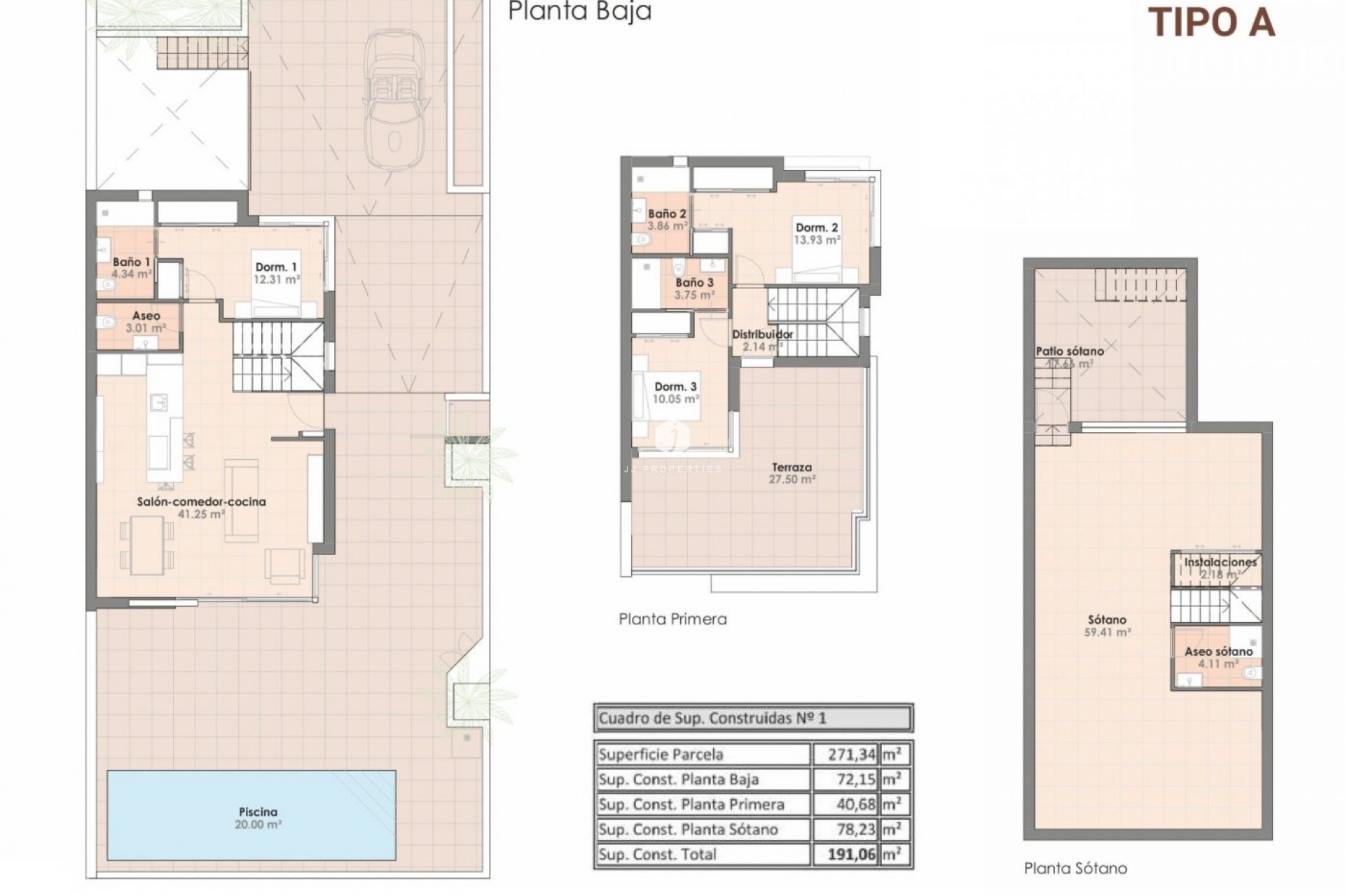 Nowy budynek - Dupleks -
Algorfa - La finca golf