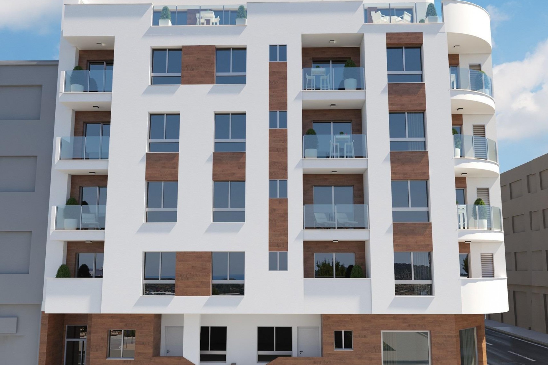 Nowy budynek - Mieszkanie w bloku -
Torrevieja - Centro