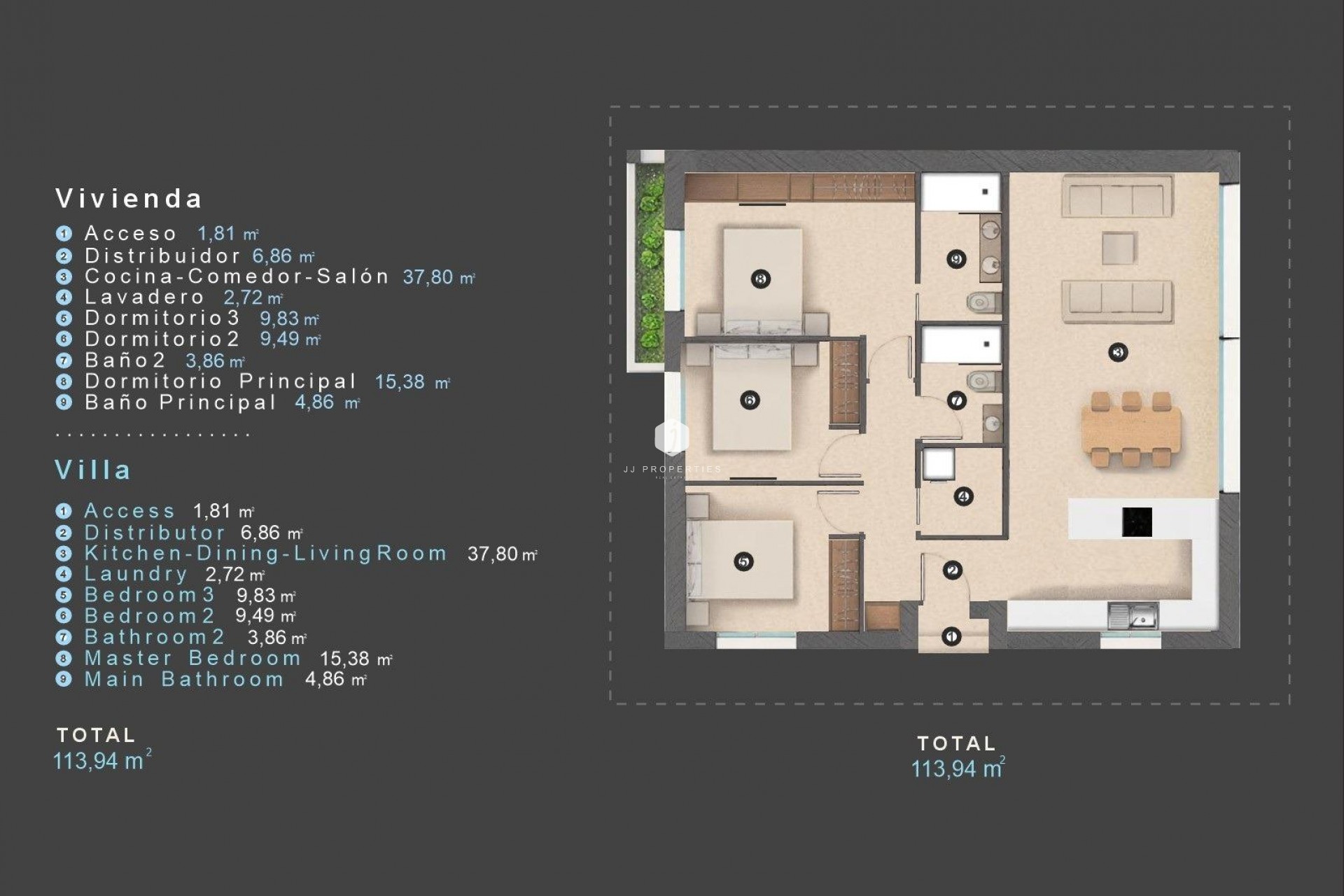 Nowy budynek - Villa -
Orihuela Costa - Las Filipinas