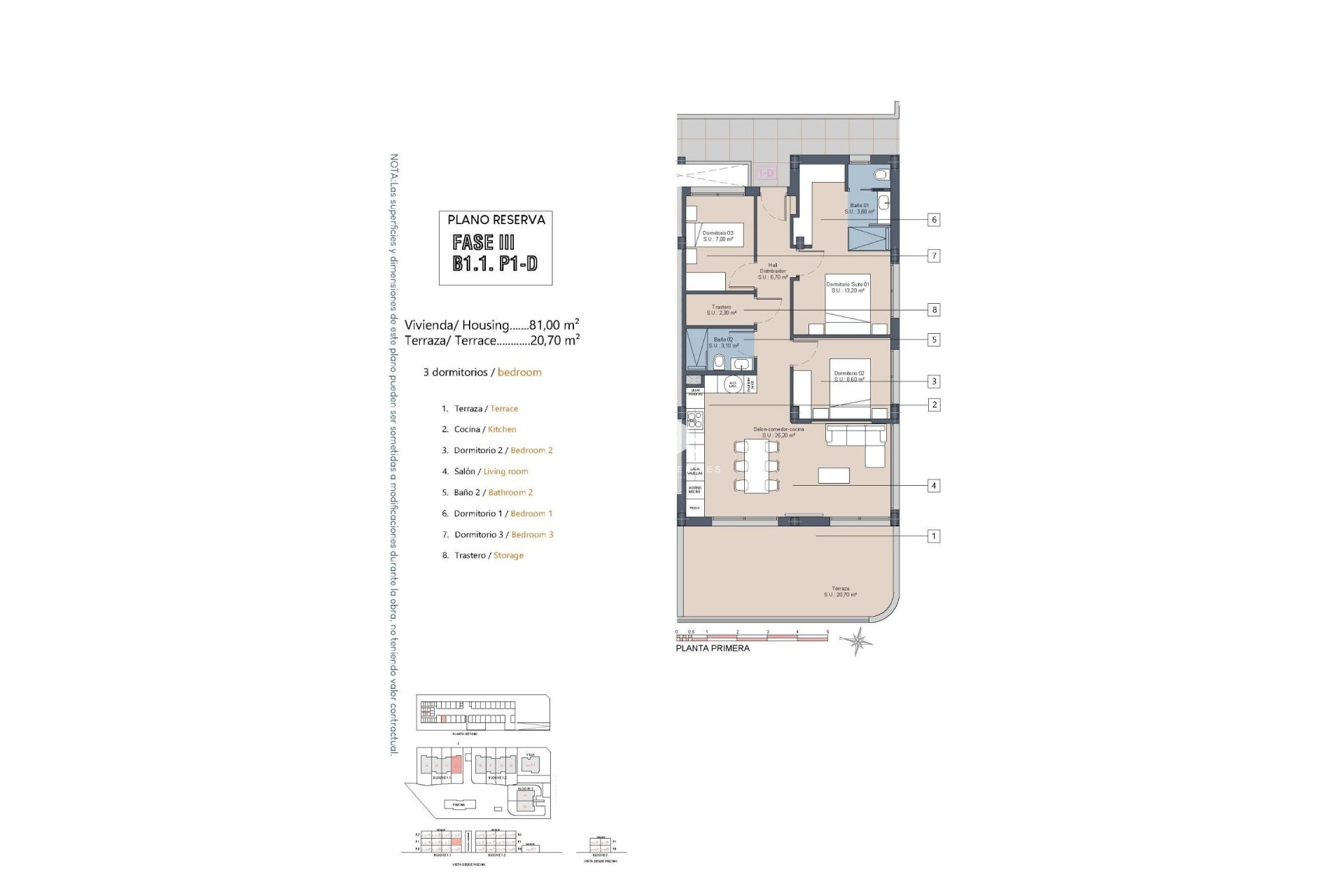 Obra nueva - Apartamento / piso -
Los Alcazares - La Serena Golf