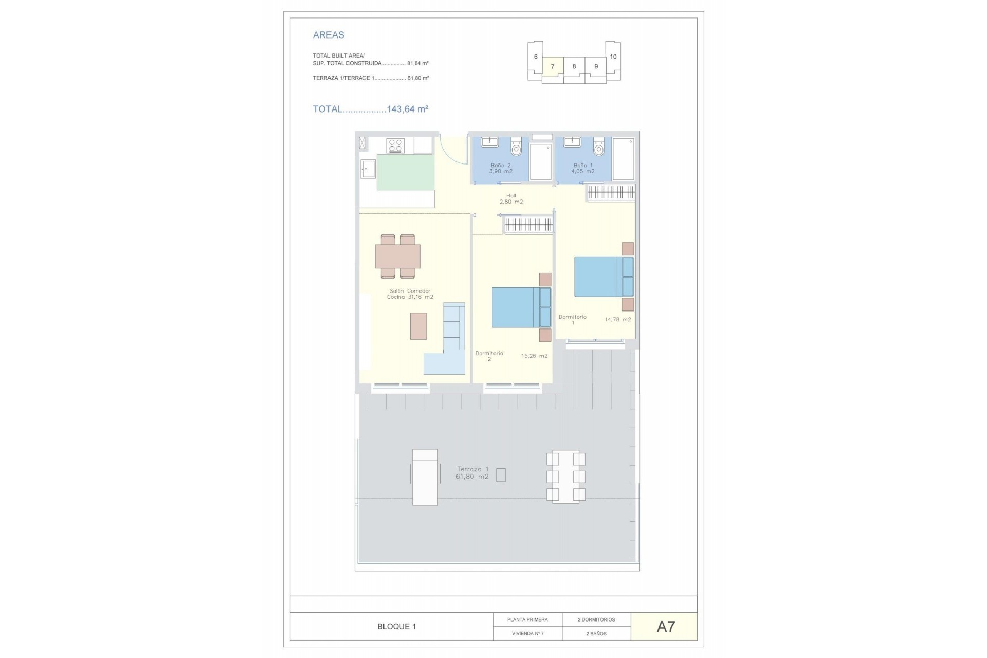 Obra nueva - Apartamento / piso -
Orihuela Costa - Las Filipinas