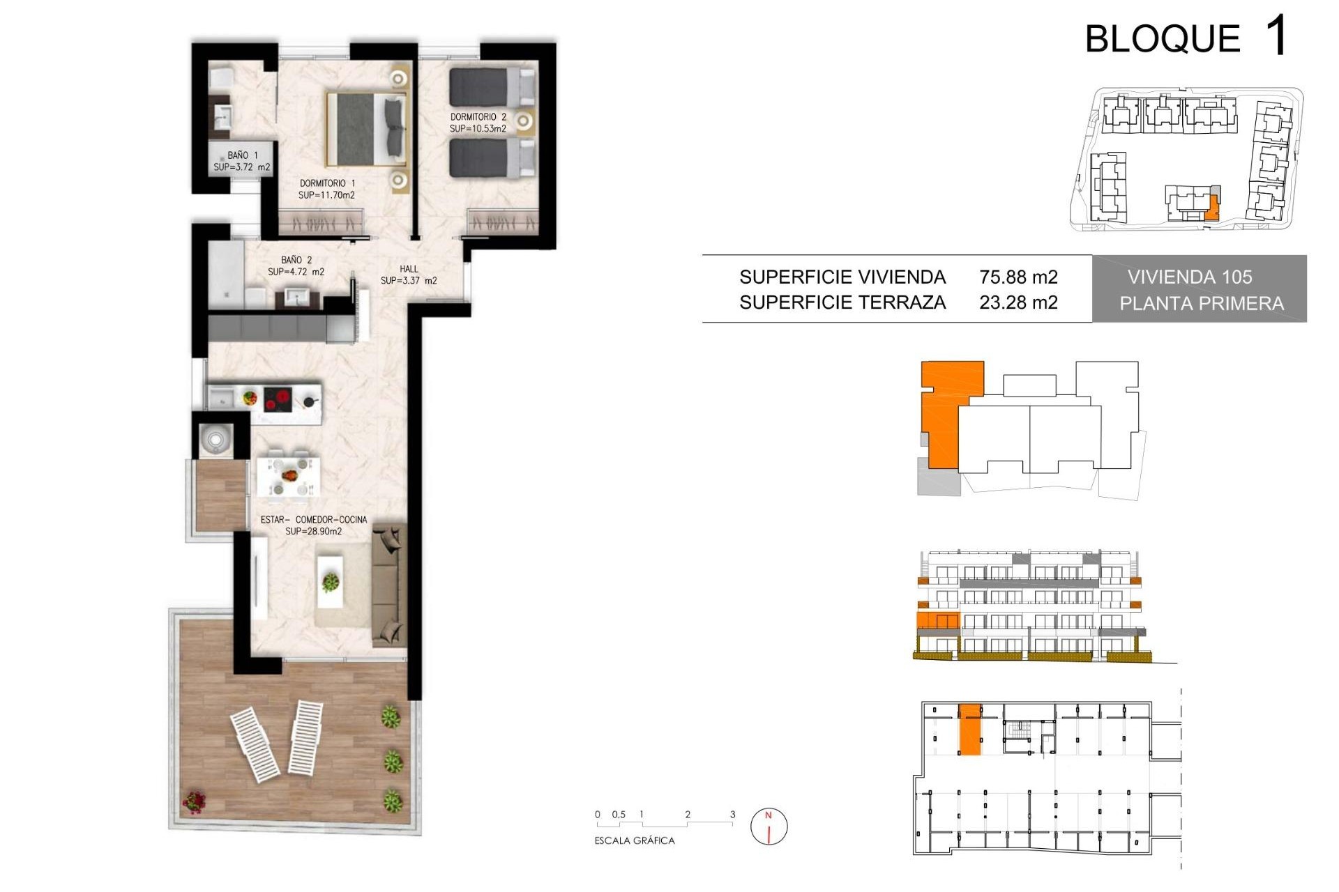 Obra nueva - Apartamento / piso -
Orihuela Costa - Los Altos