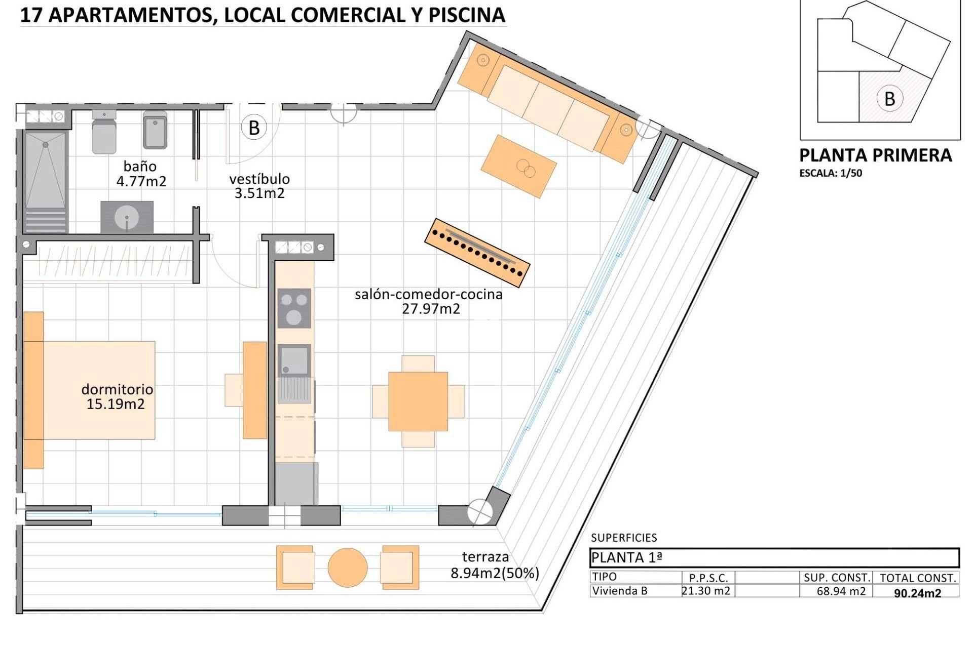 Obra nueva - Apartamento / piso -
San Pedro del Pinatar - Lo Pagan