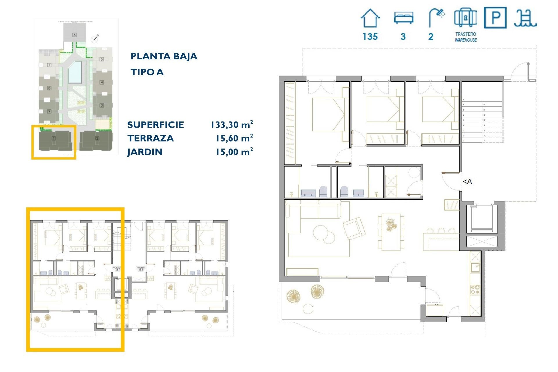 Obra nueva - Apartamento / piso -
San Pedro del Pinatar - Pueblo