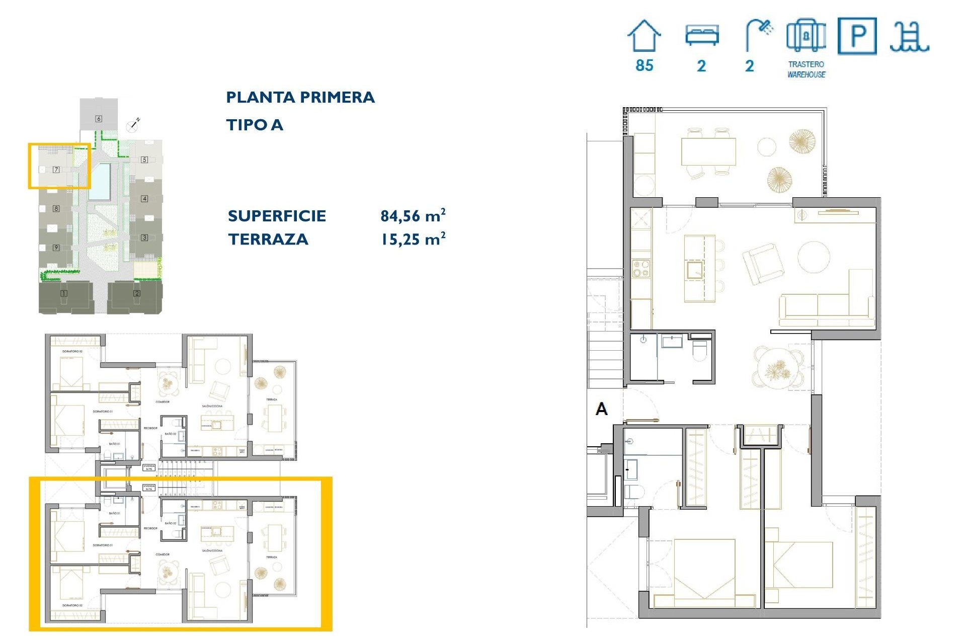 Obra nueva - Apartamento / piso -
San Pedro del Pinatar - Pueblo