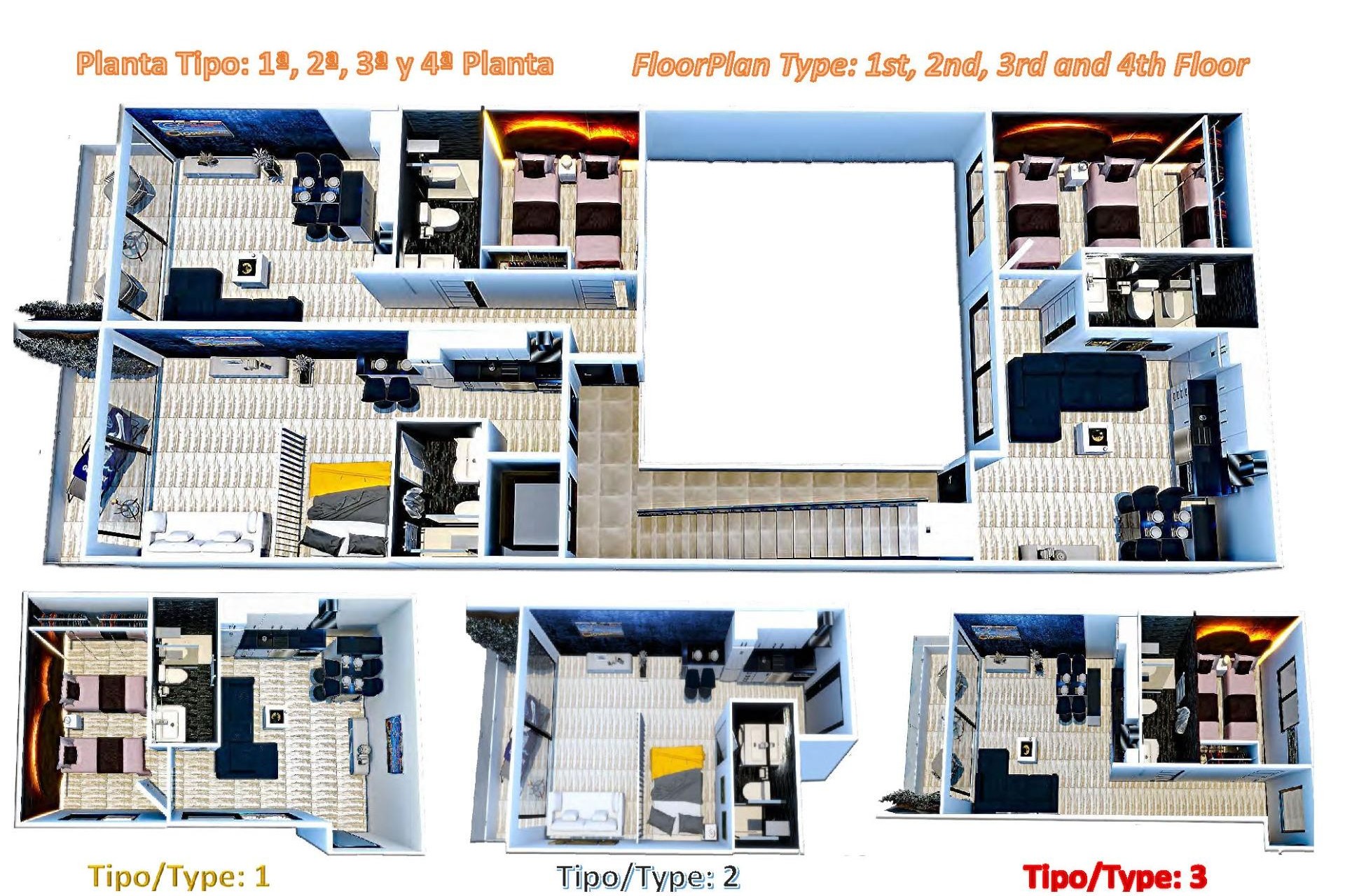 Obra nueva - Apartamento / piso -
Torrevieja - Centro