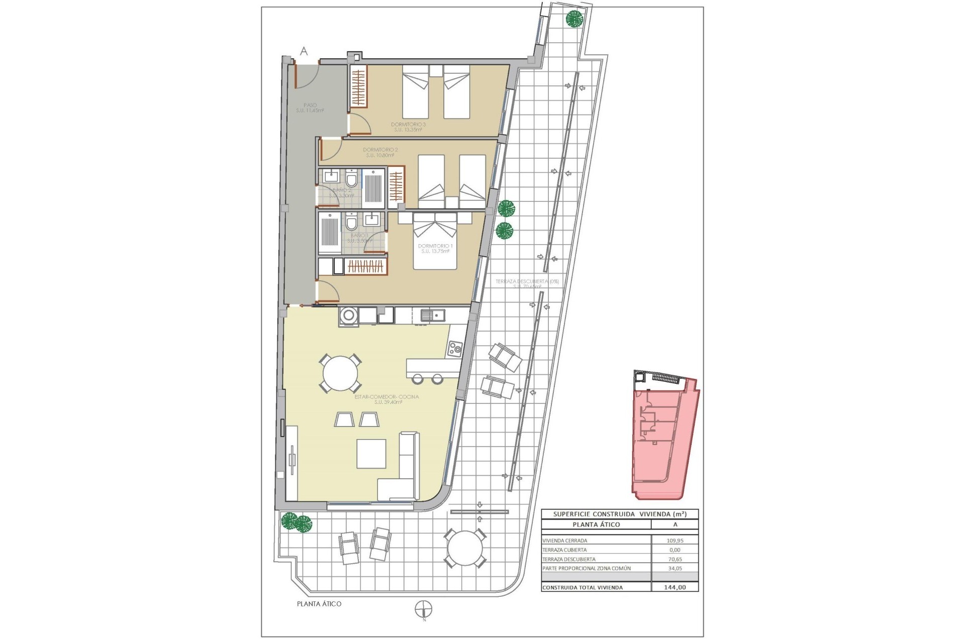 Obra nueva - Ático -
Torrevieja - La Mata