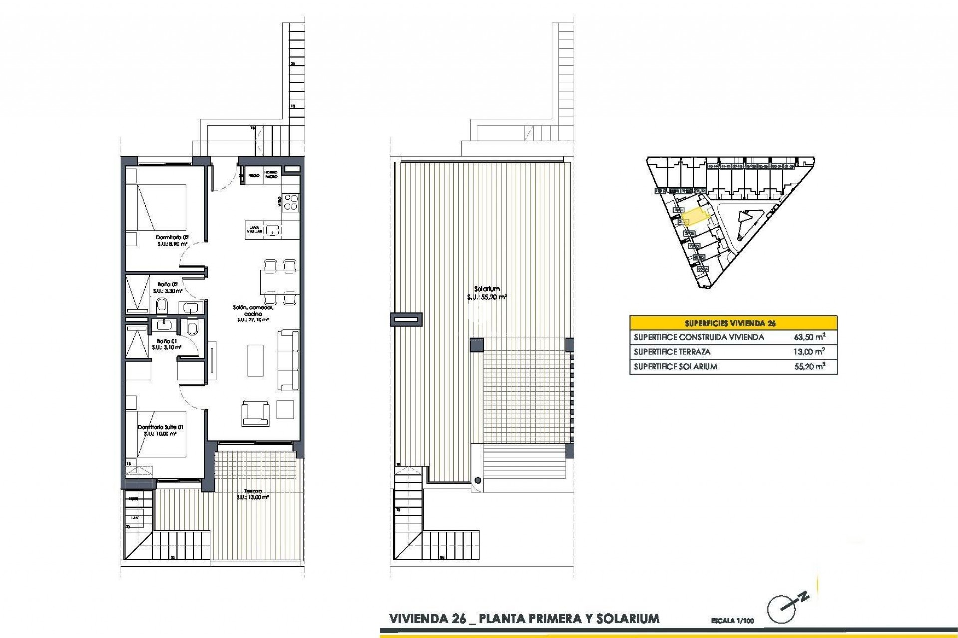 Obra nueva - Bungalow -
San Fulgencio - Pueblo