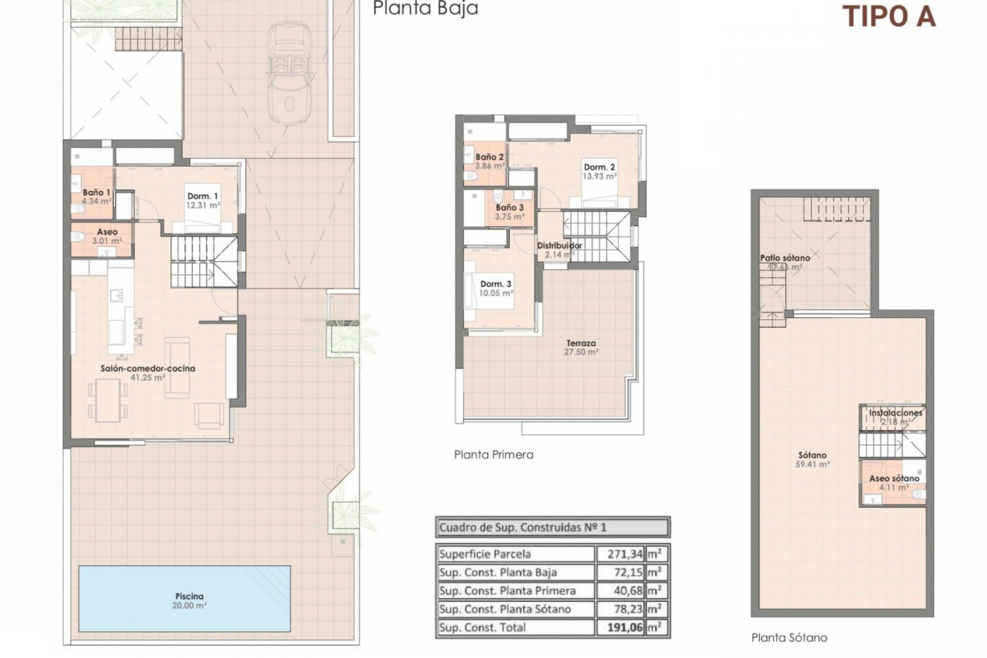 Obra nueva - Chalet -
Algorfa - La finca golf