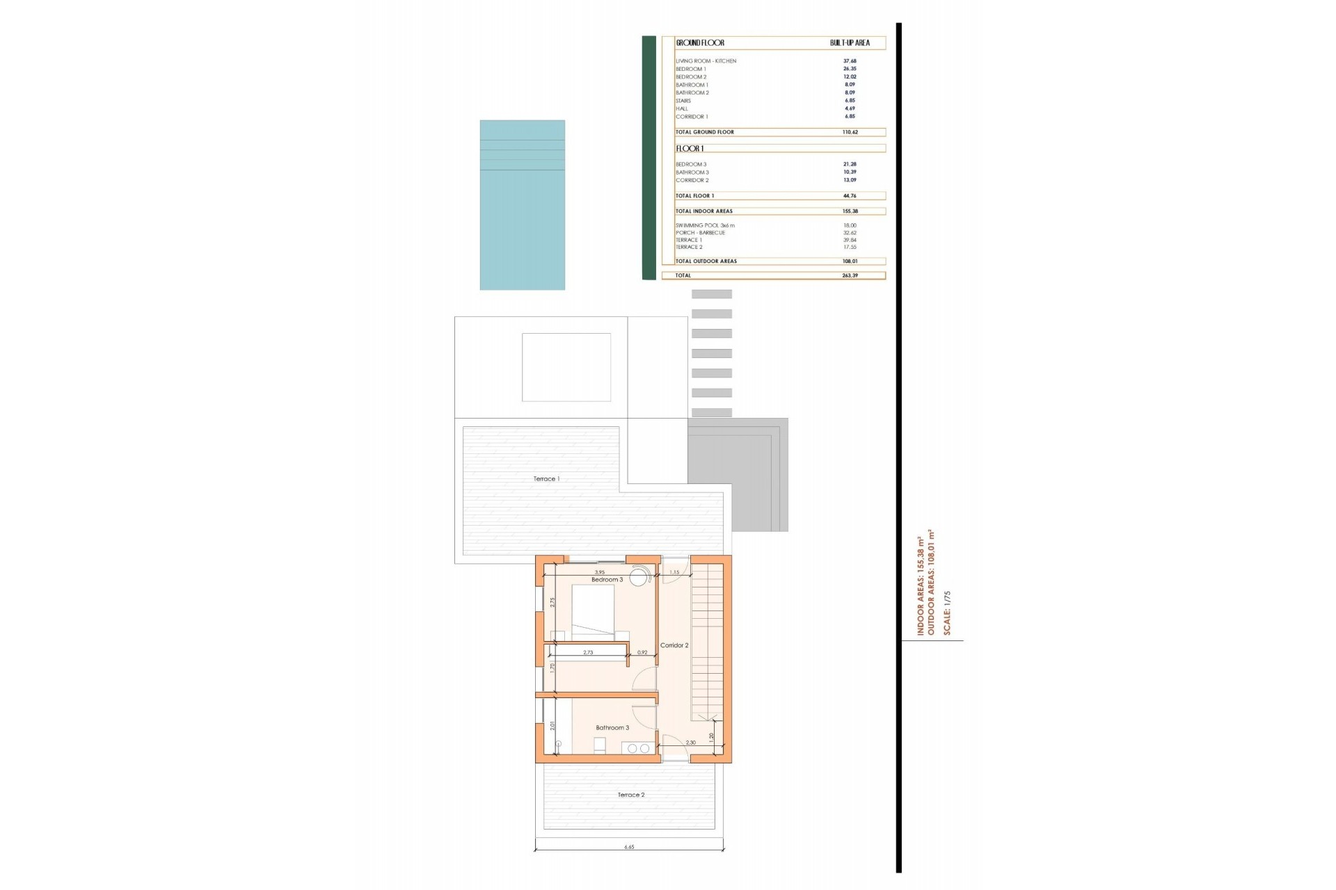 Obra nueva - Chalet -
Banos y Mendigo - Altaona Golf And Country Village