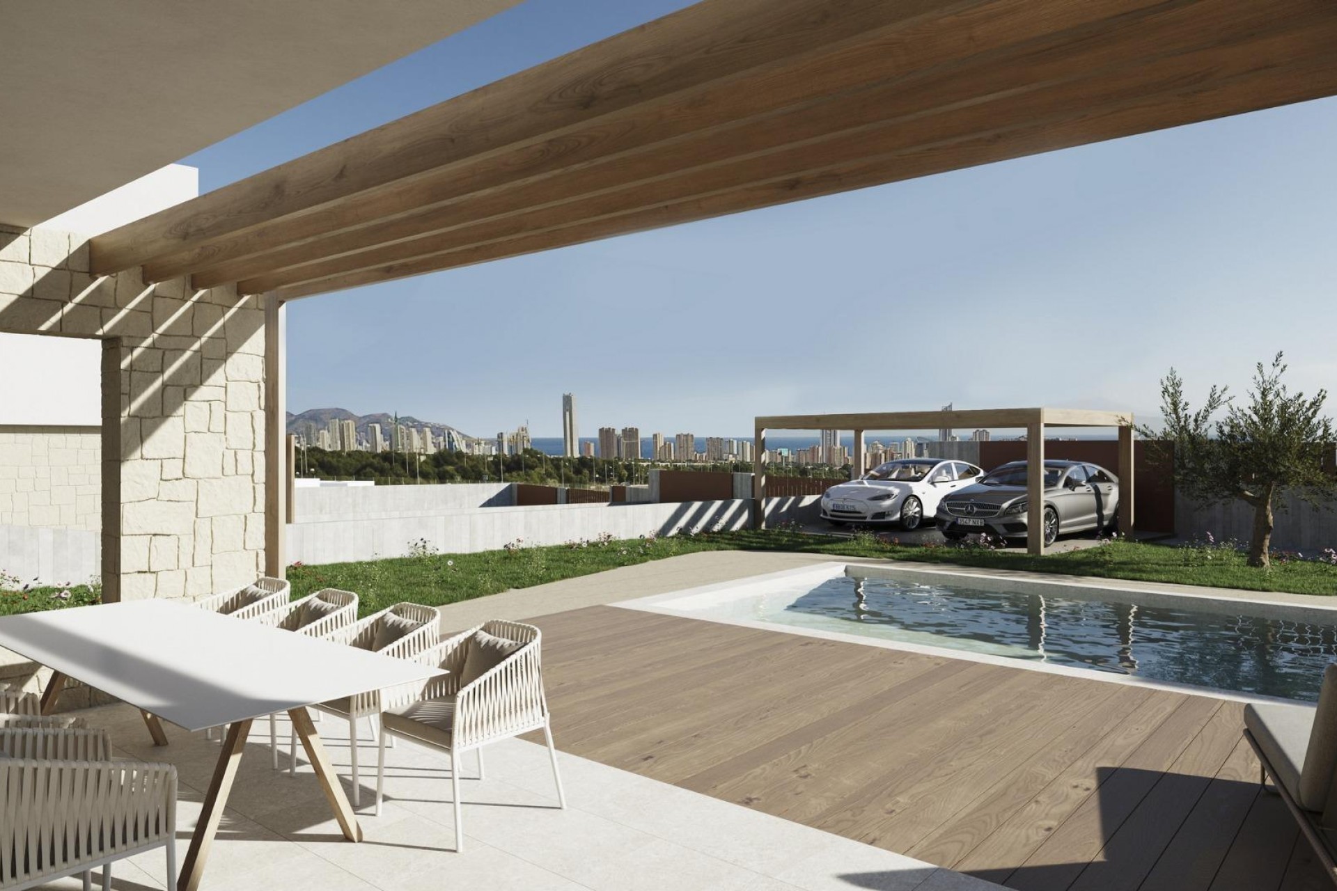 Obra nueva - Chalet -
Finestrat - Campana Garden