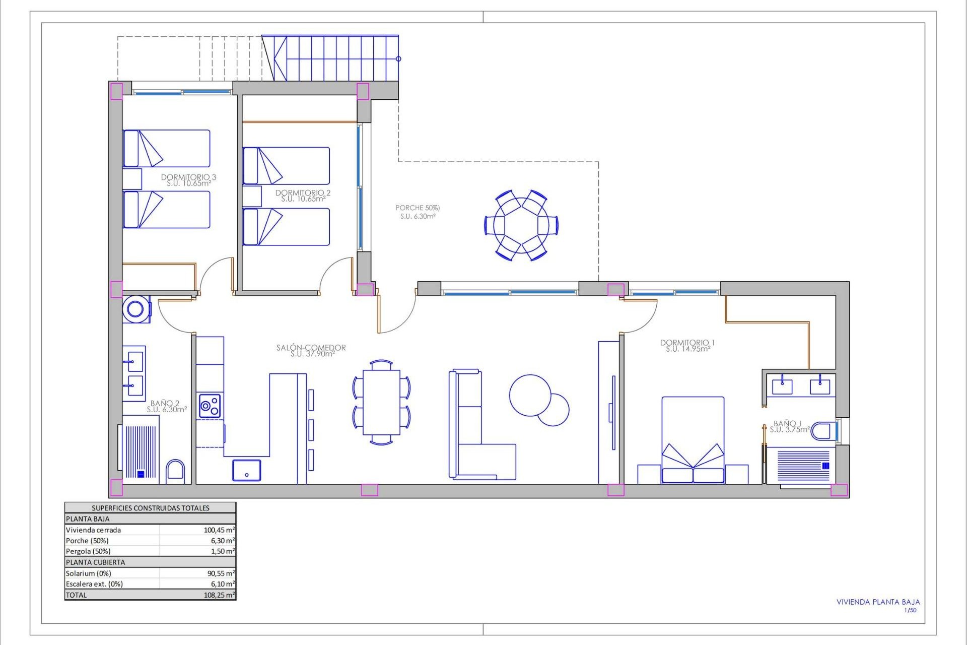 Obra nueva - Chalet -
Los Montesinos - La herrada