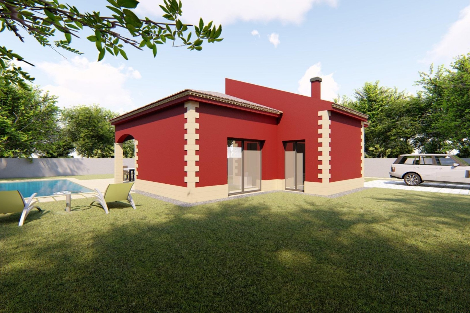 Obra nueva - Chalet -
Pinoso - Campo