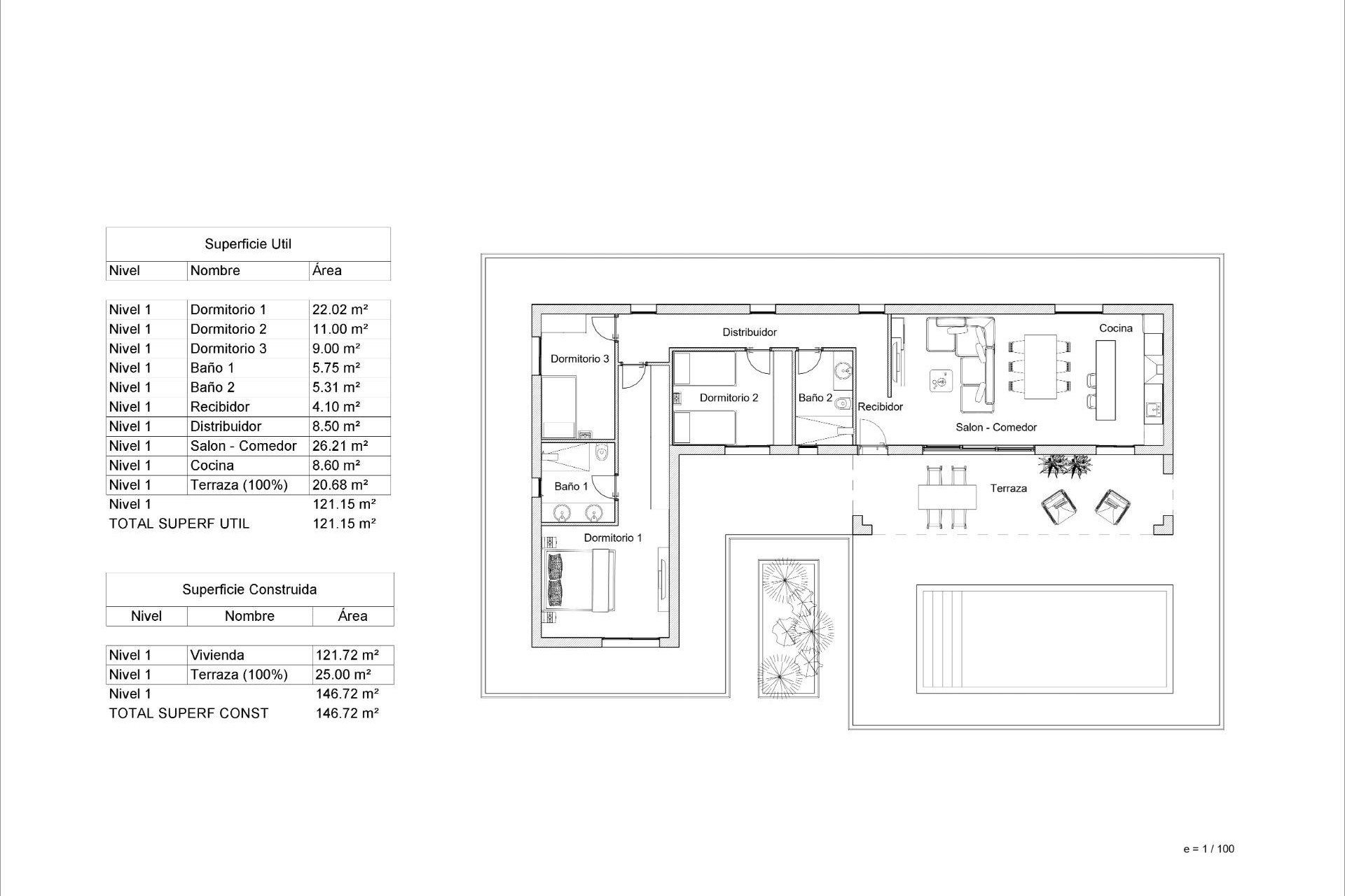 Obra nueva - Chalet -
Pinoso - Lel