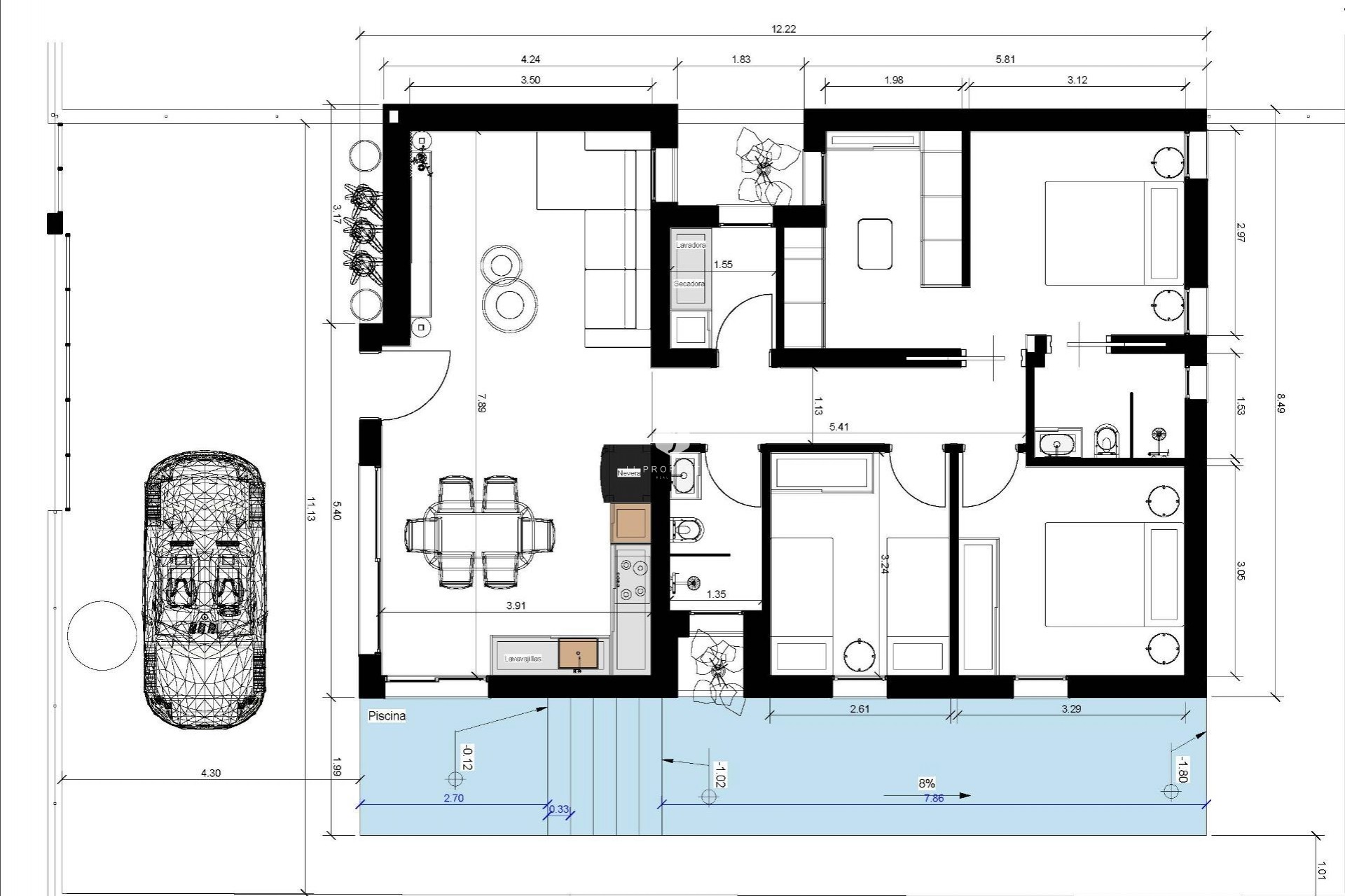 Obra nueva - Villa -
Benijofar - Urb. Monteazul