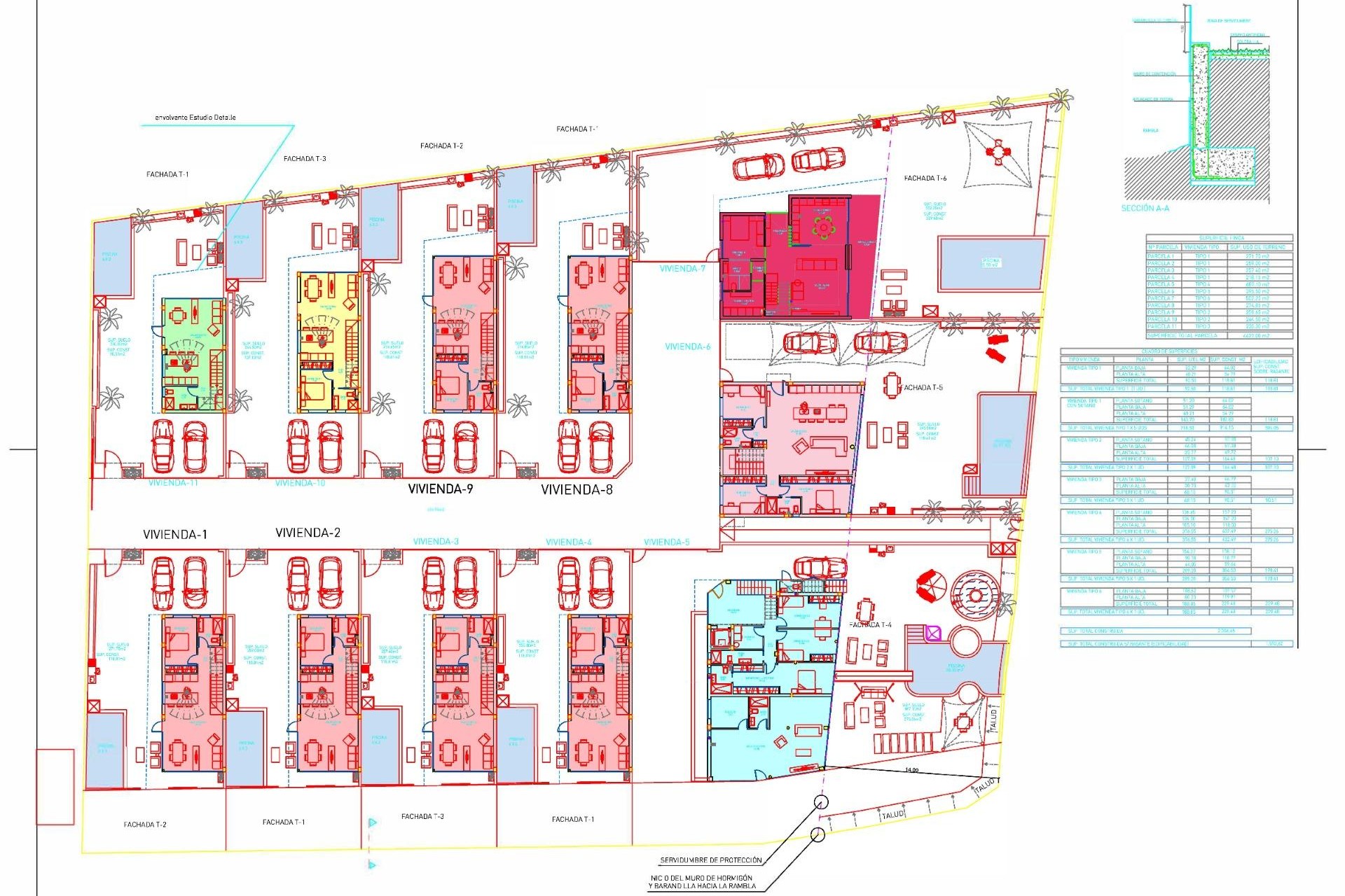 Obra nueva - Villa -
Puerto de Mazarron - El Alamillo