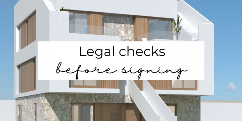 Legal checks every buyer must do before signing a reservation contract