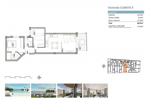 Nouvelle construction - Attique -
Guardamar del Segura - Pueblo