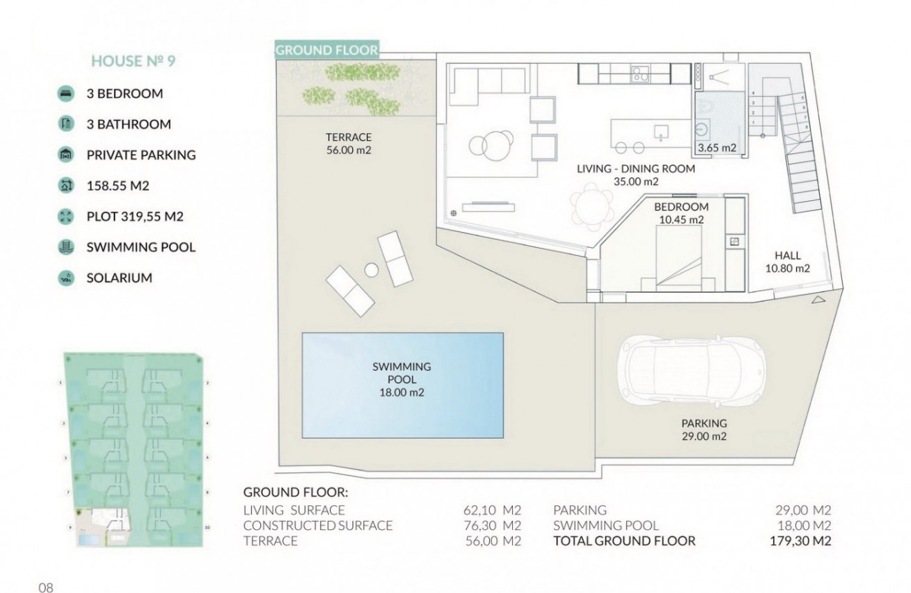 Nieuwbouw Woningen - Chalet -
Orihuela Costa - Los Altos