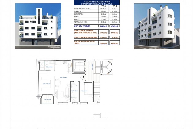 Nouvelle construction - Appartement -
Torrevieja - Centro