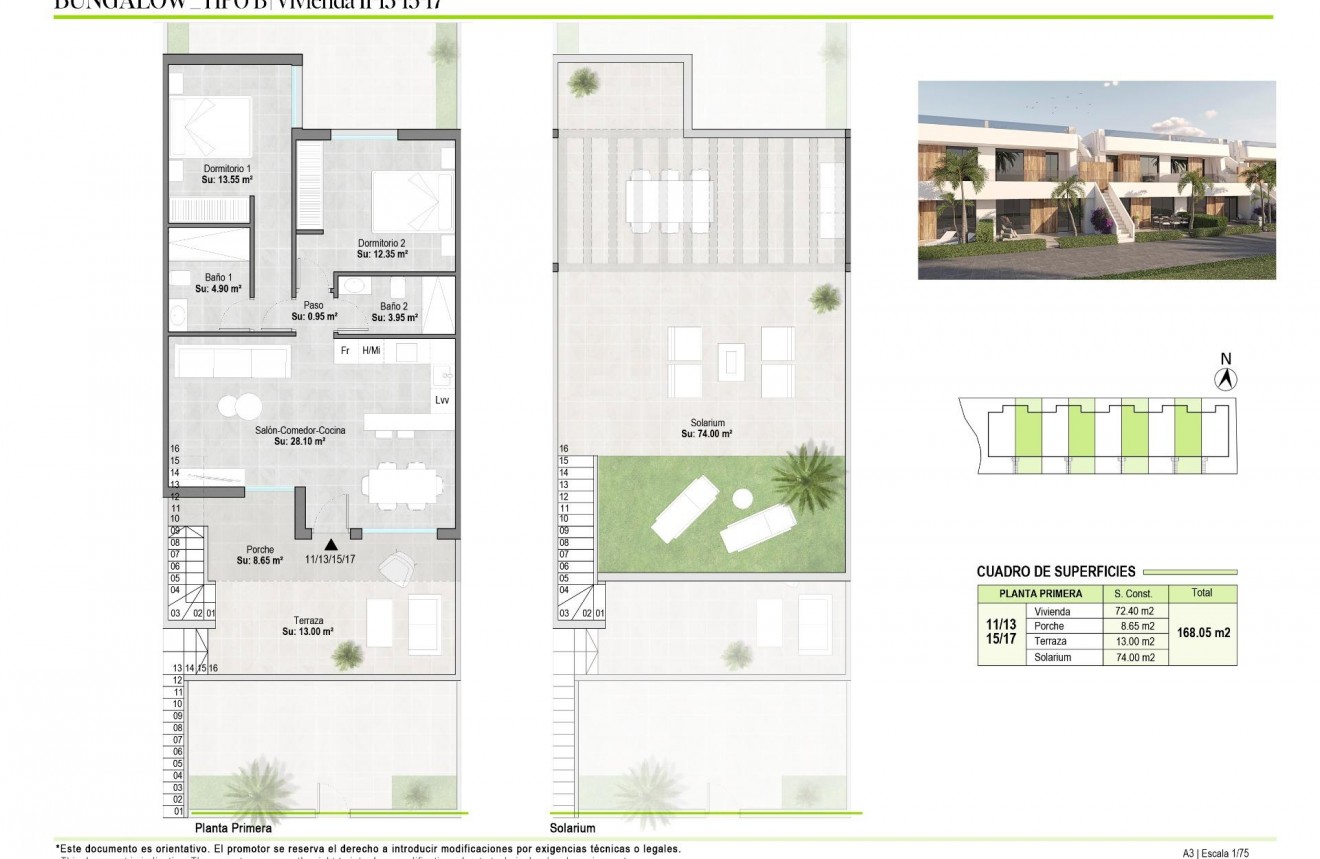 Nowy budynek - Bungalow -
Alhama De Murcia - Condado De Alhama