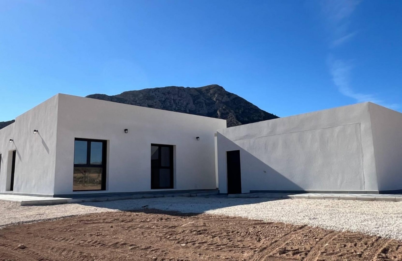 Obra nueva - Chalet -
Hondón de las Nieves - La Canalosa