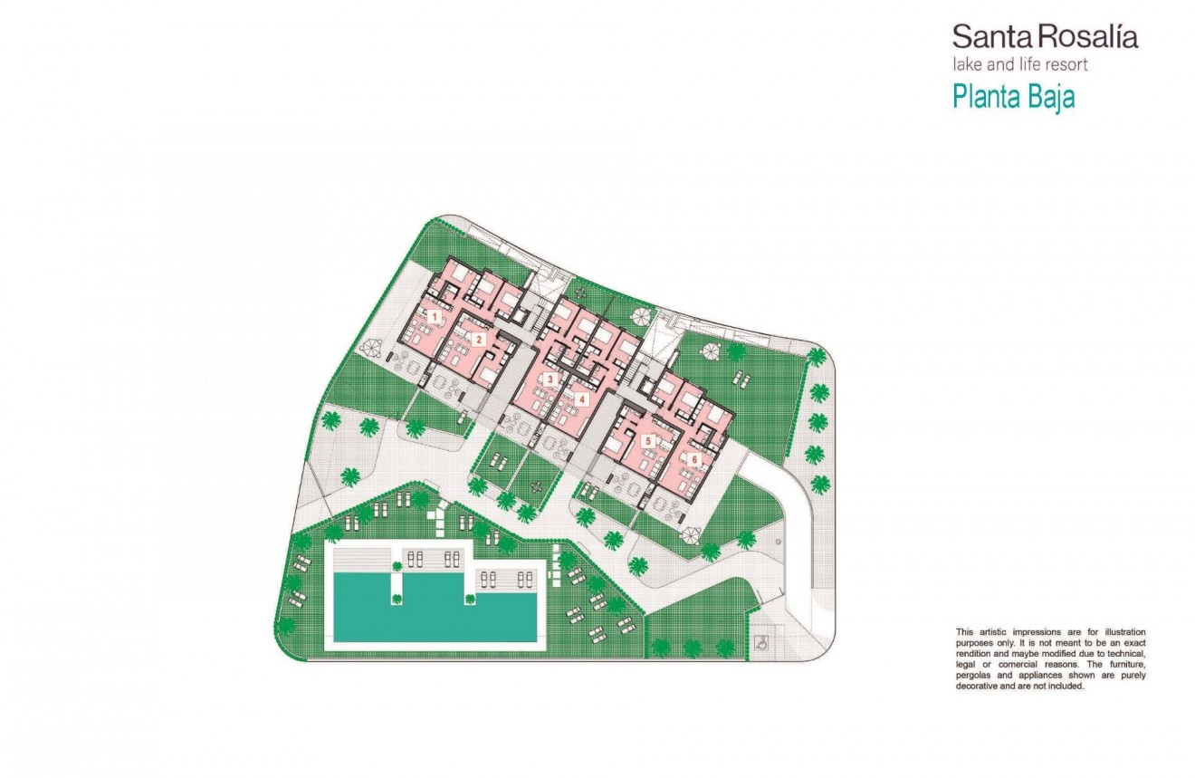 Nieuwbouw Woningen - Appartement / flat -
Torre Pacheco - Santa Rosalia Lake And Life Resort