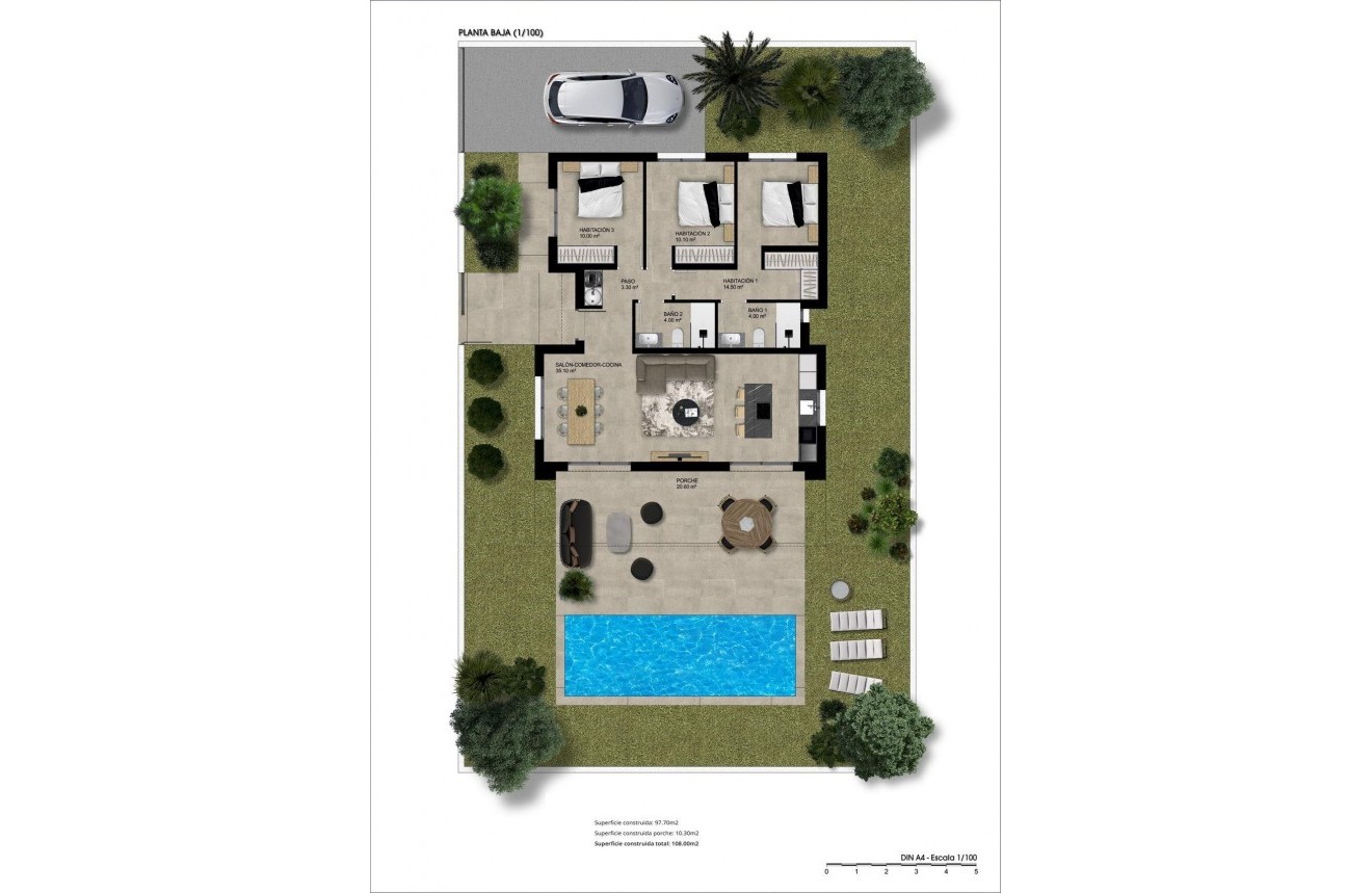 Nieuwbouw Woningen - Chalet -
Hondón de las Nieves - La Solana