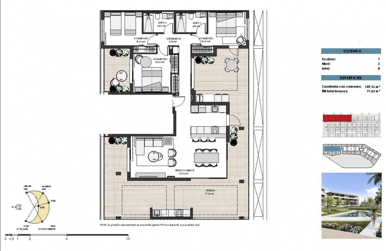 New Build - Penthouse -
Torre Pacheco - Santa Rosalia Lake And Life Resort