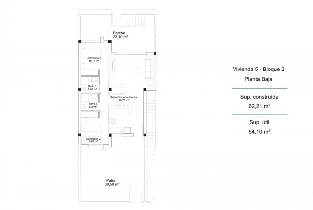 Neue Gebäude - Bungalow -
Orihuela Costa - PAU 26