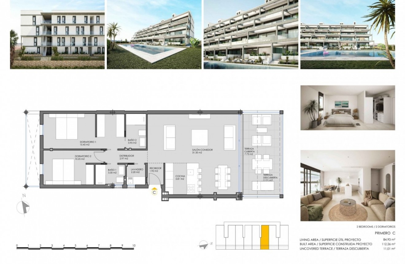 Neue Gebäude - Wohnung -
Cartagena - Mar De Cristal