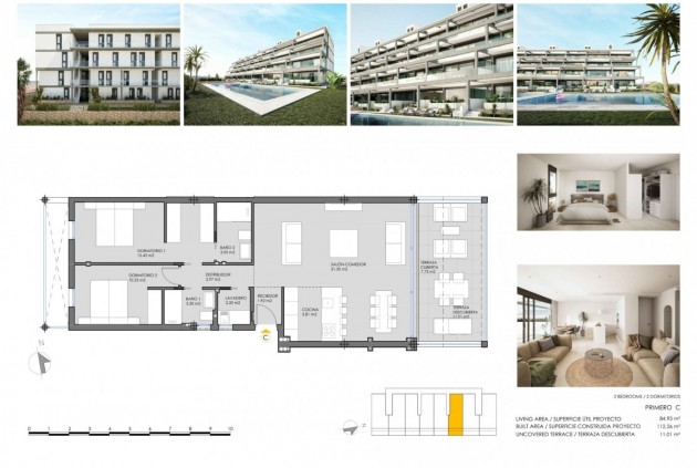 Neue Gebäude - Wohnung -
Cartagena - Mar De Cristal