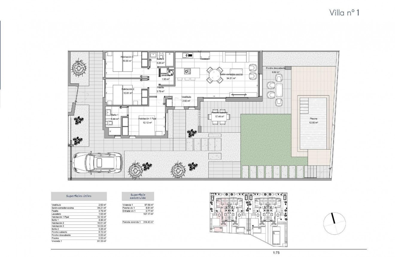 Nieuwbouw Woningen - Chalet -
Santiago de la Ribera - San Blas