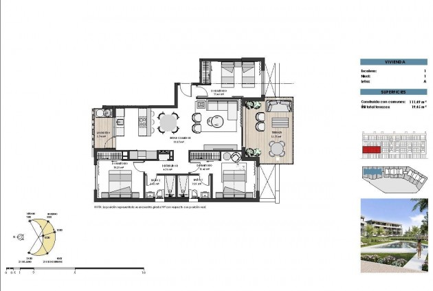 Obra nueva - Apartamento / piso -
Torre Pacheco - Santa Rosalia Lake And Life Resort