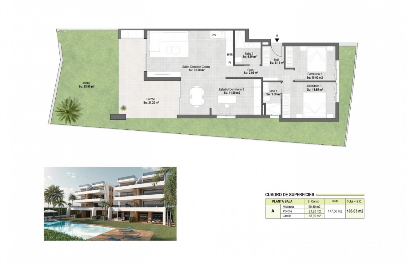 Nieuwbouw Woningen - Appartement / flat -
Alhama De Murcia - Condado De Alhama Resort